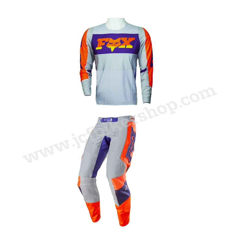 ชุดวิบาก ชุดขี่มอเตอร์ไซค์วิบาก Motocross 360 รุ่น 2020 LINC GREY/ORANGE