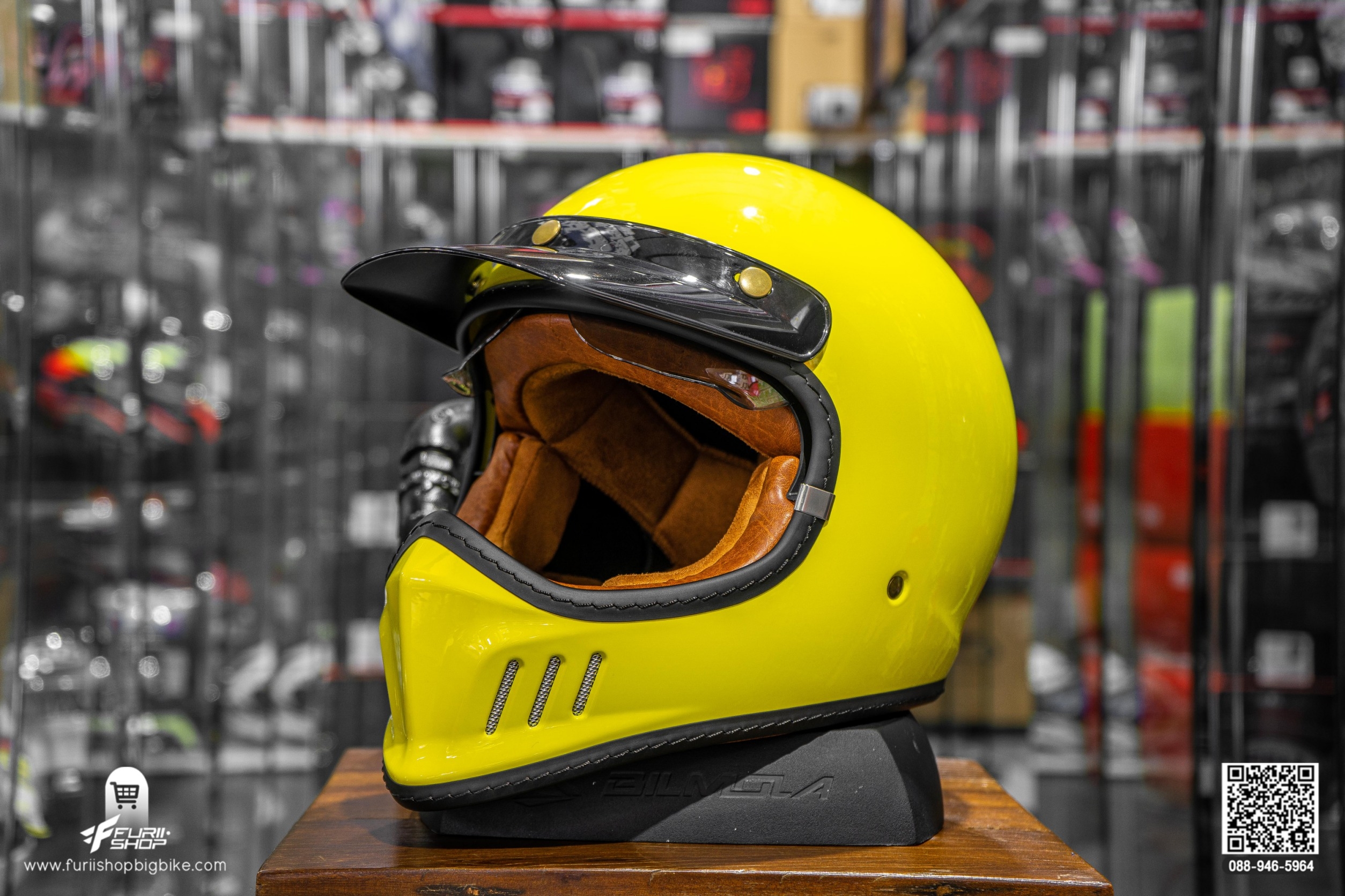 หมวกกันน็อค Bilmola RX100 Plain Yellow