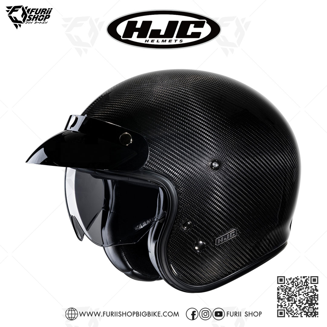หมวกกันน็อคครึ่งใบ(Halfface) HJC V31 : SOLID CARBON