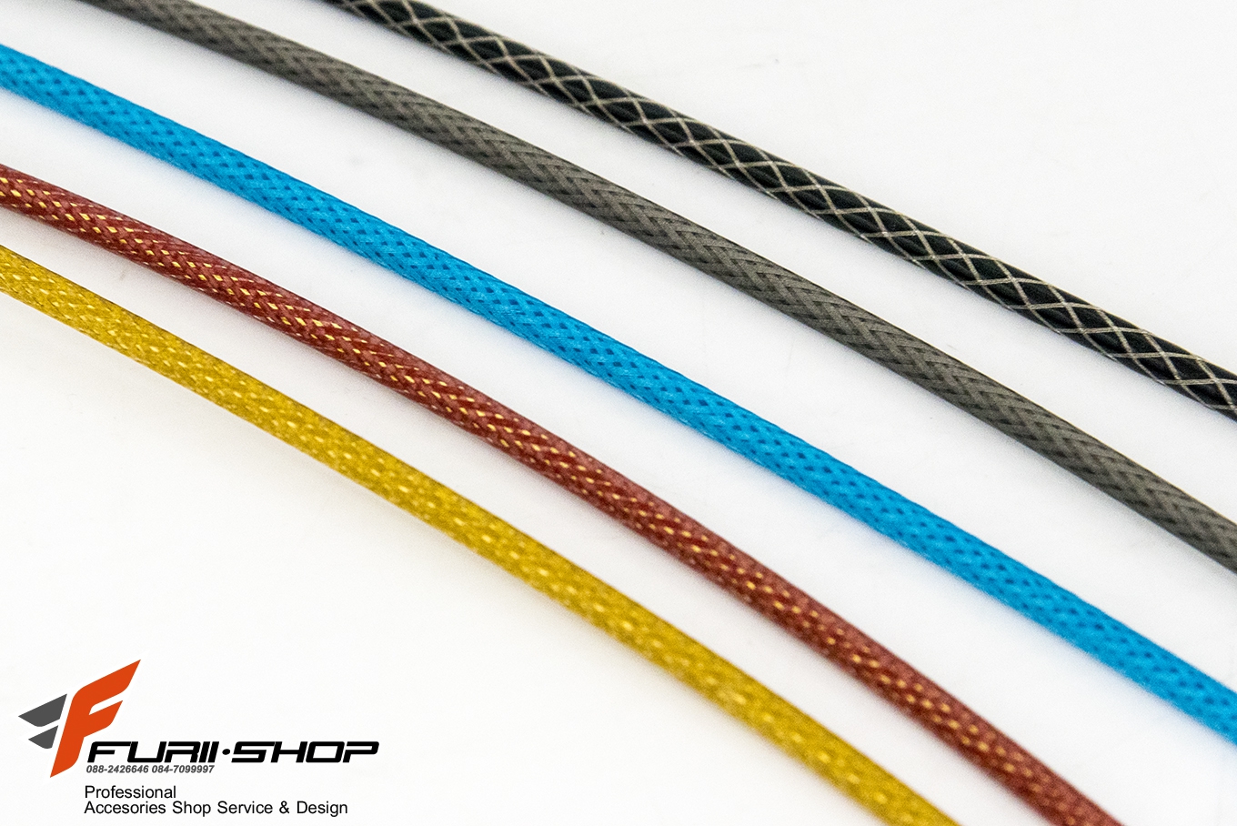 สายประกับคันเร่ง มีหลายสีให้เลือก สายคันเร่งมอเตอร์ไซค์
