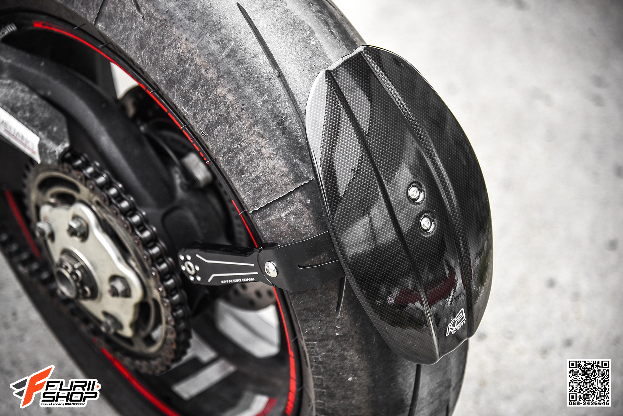 กันดีด K2 FACTORY FOR DUCATI HYPERMOTARD821/939