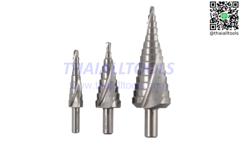 4-30mm SHEET METAL STEP DRILLS HSS (SET-3) KENNEDY