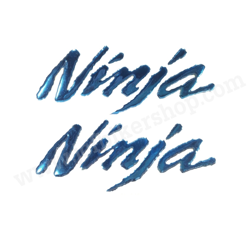 สติ๊กเกอร์โลโก้ตัวหนังสือ Ninja Ninja250/300/650 ZX-6R/10R/12R