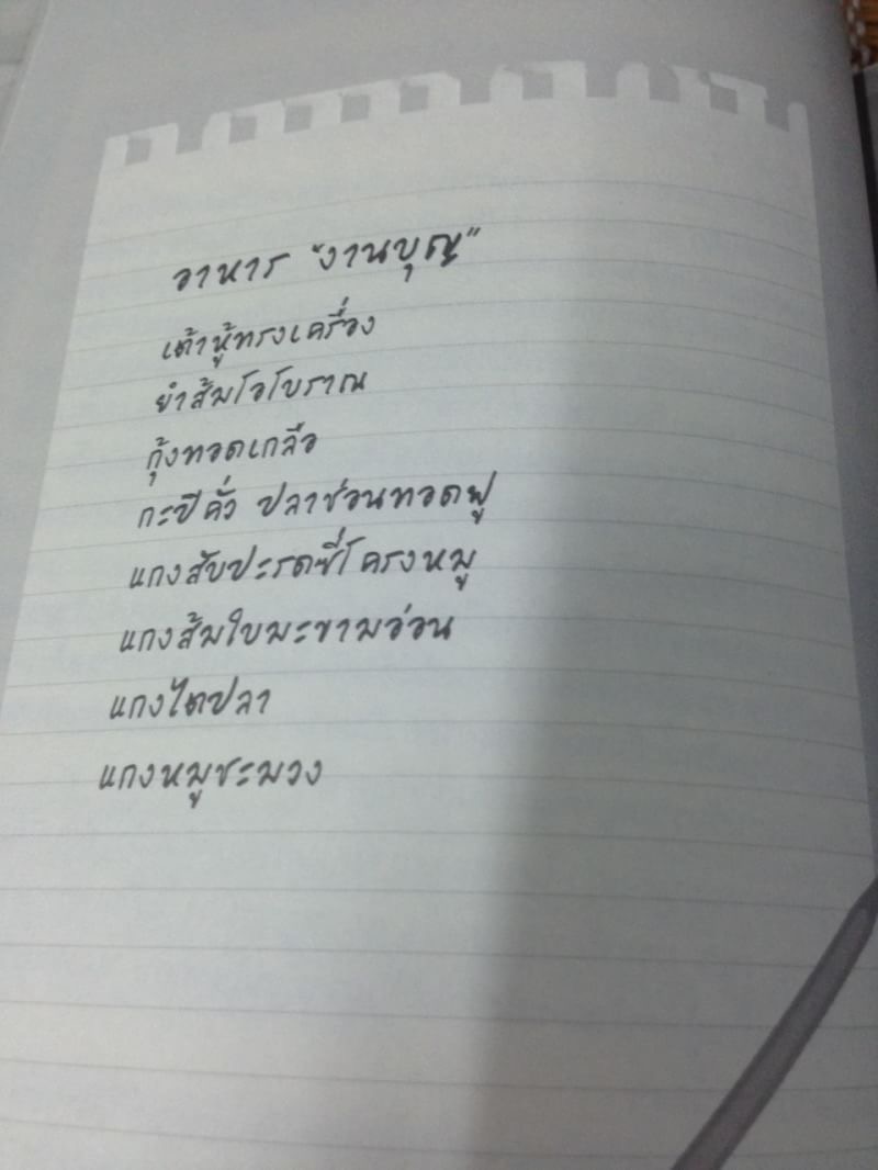 หนังสืองานศพ นางสาวประทิน สถาปิตานนท์ ตำราอาหาร