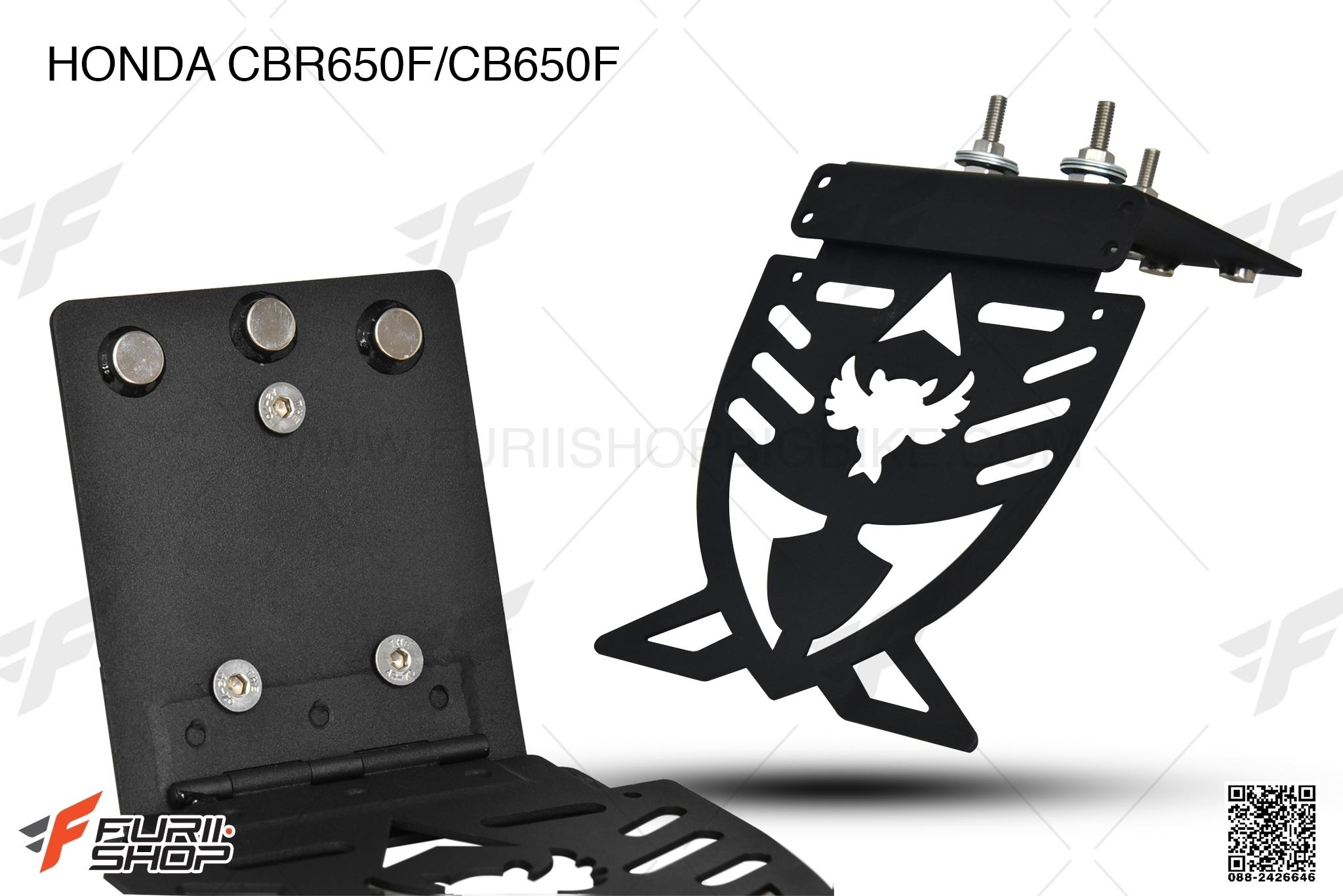 ท้ายสั้น SET UP DESIGN พับได้ FOR HONDA CB650F/CBR650F