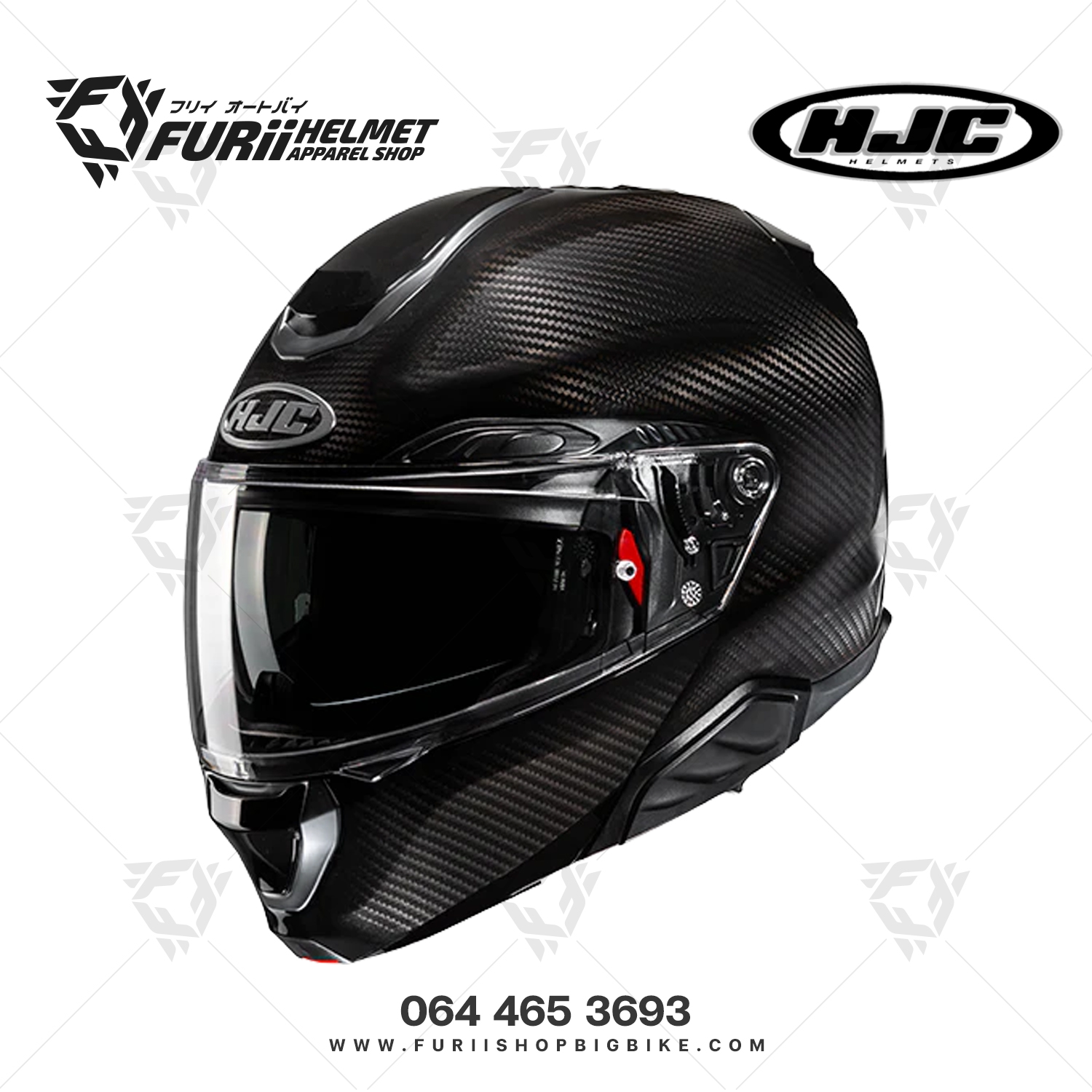 หมวกกันน็อค HJC RPHA 91 Modular Touring & Adventure Carbon RPHA 91