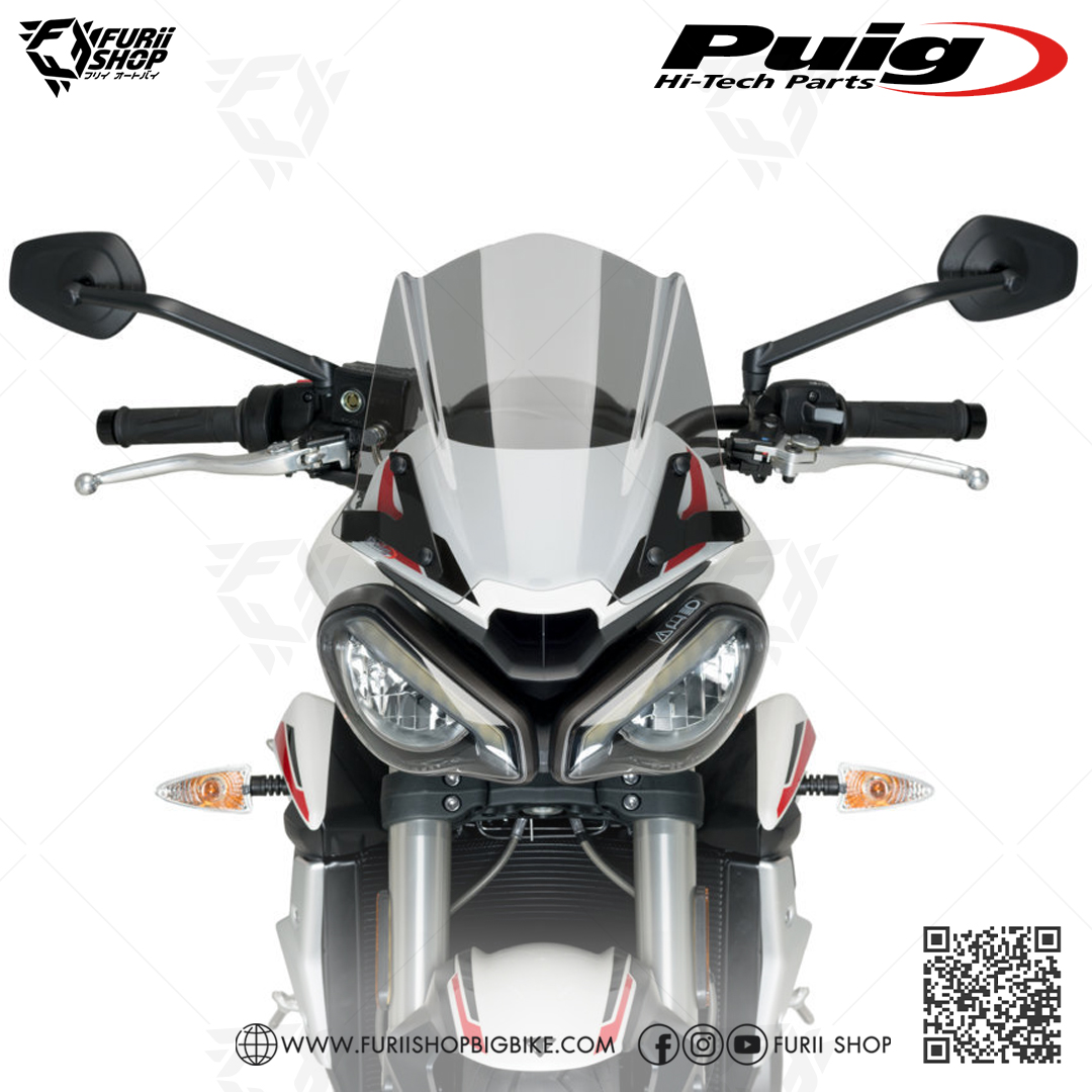 ชิลด์หน้า Puig Windshield Sport : for Triumph Street Triple S 2020