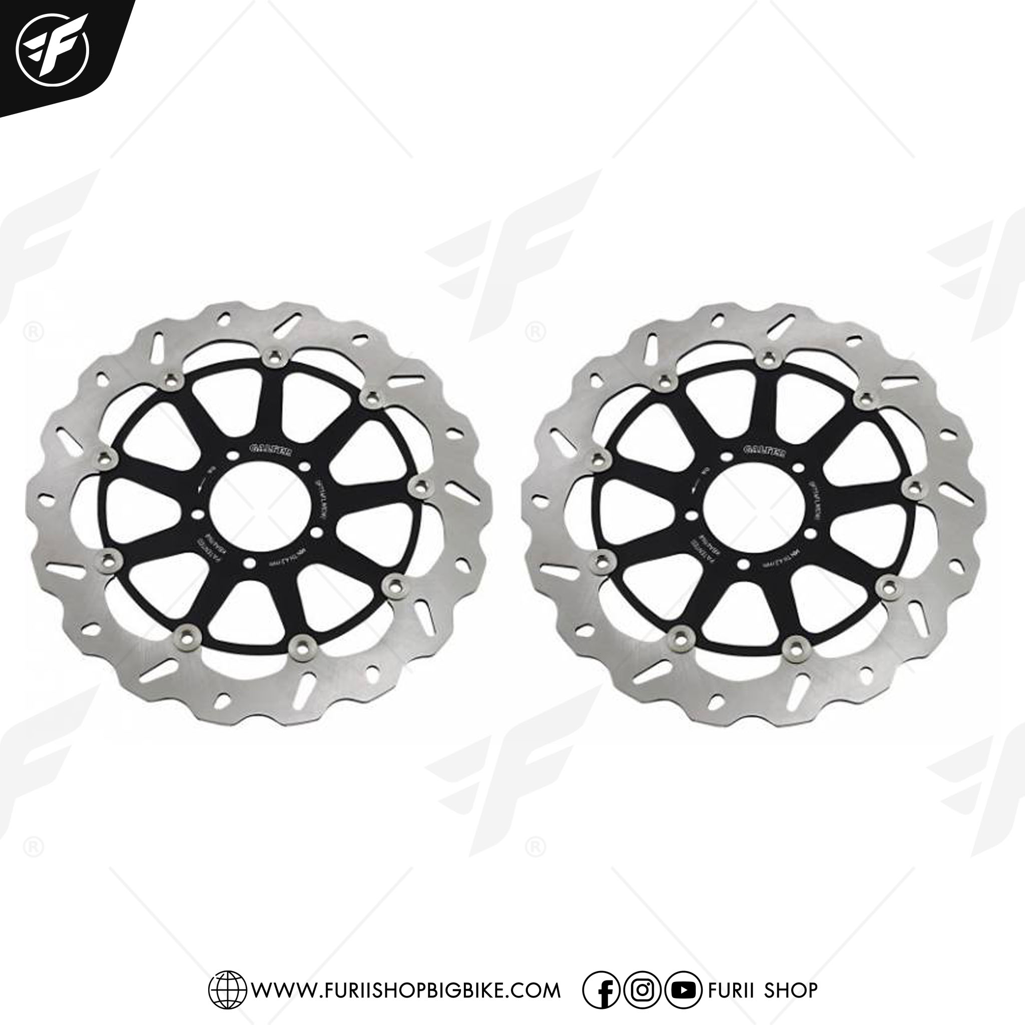 จานเบรคหน้า GALFER REAR BRAKE DISC For Ducati Panigale V4 /V4S /V4R 2018-2019/ 2020-2022