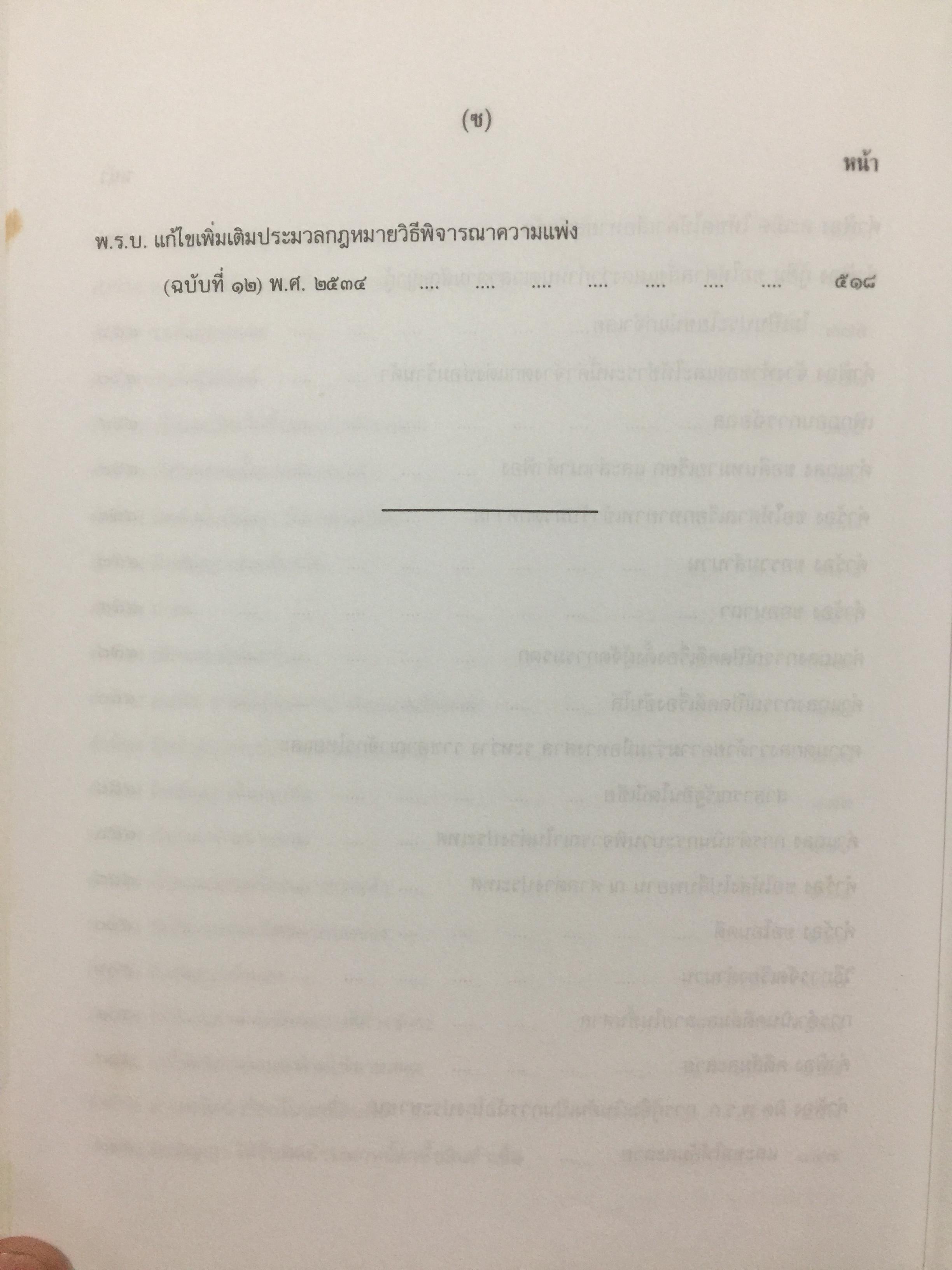 ตำราว่าความ. คำฟ้อง คำร้อง ในคดีแพ่ง. ผู้เขียน หม่อมหลวง สุพร อิศรเสนา 0 กก.