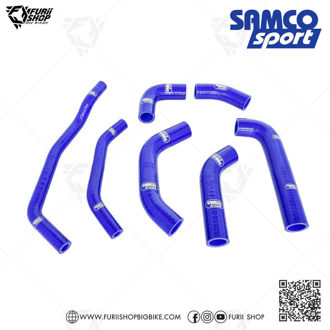 ท่อหม้อน้ำ Samco Sport Radiator Hose Kit (Blue) : for Kawasaki ZX10R 2016-2020 / ZX10RR New 2018-2020
