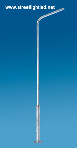 เสาโคมไฟถนน ชุบกัลวาไนซ์ ชนิดกิ่งเดี่ยว สูง 3.00-9.00 เมตร