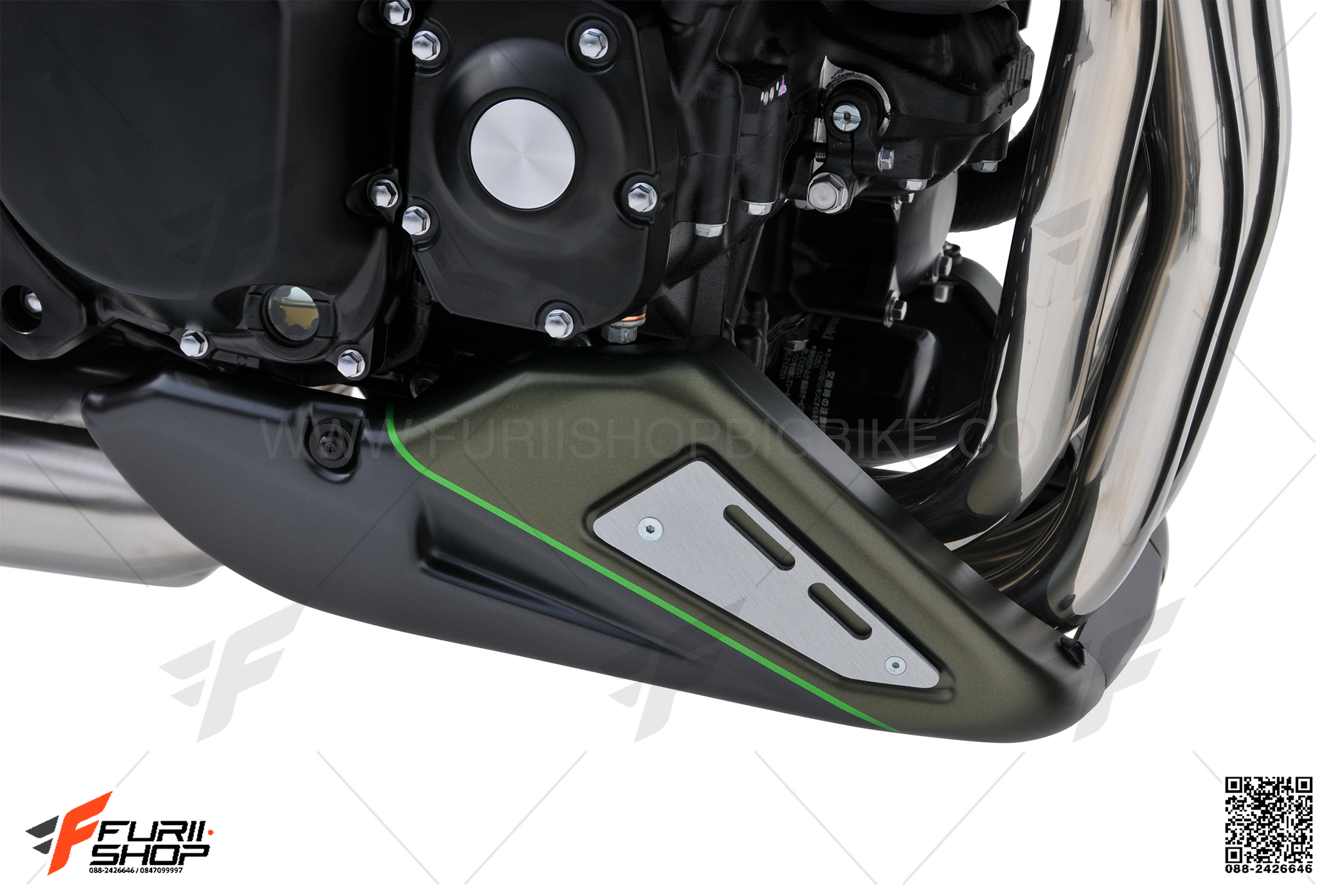 อกล่าง ERMAX สีเขียว FOR KAWASAKI Z900RS