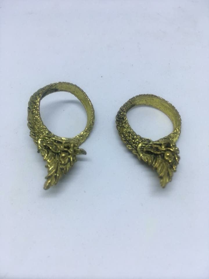 แหวนพญานาค ทองเหลือง ชุบทอง ปรับขนาดได้