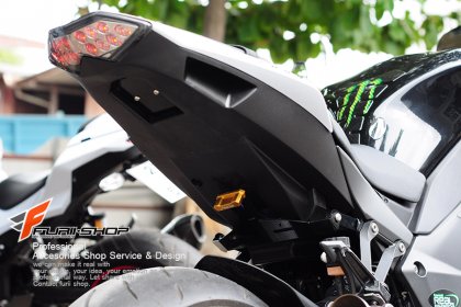 ทะเบียนใต้ซุ้มล้อ ตอนติดตั้งสำหรับ Z1000 2010-2014