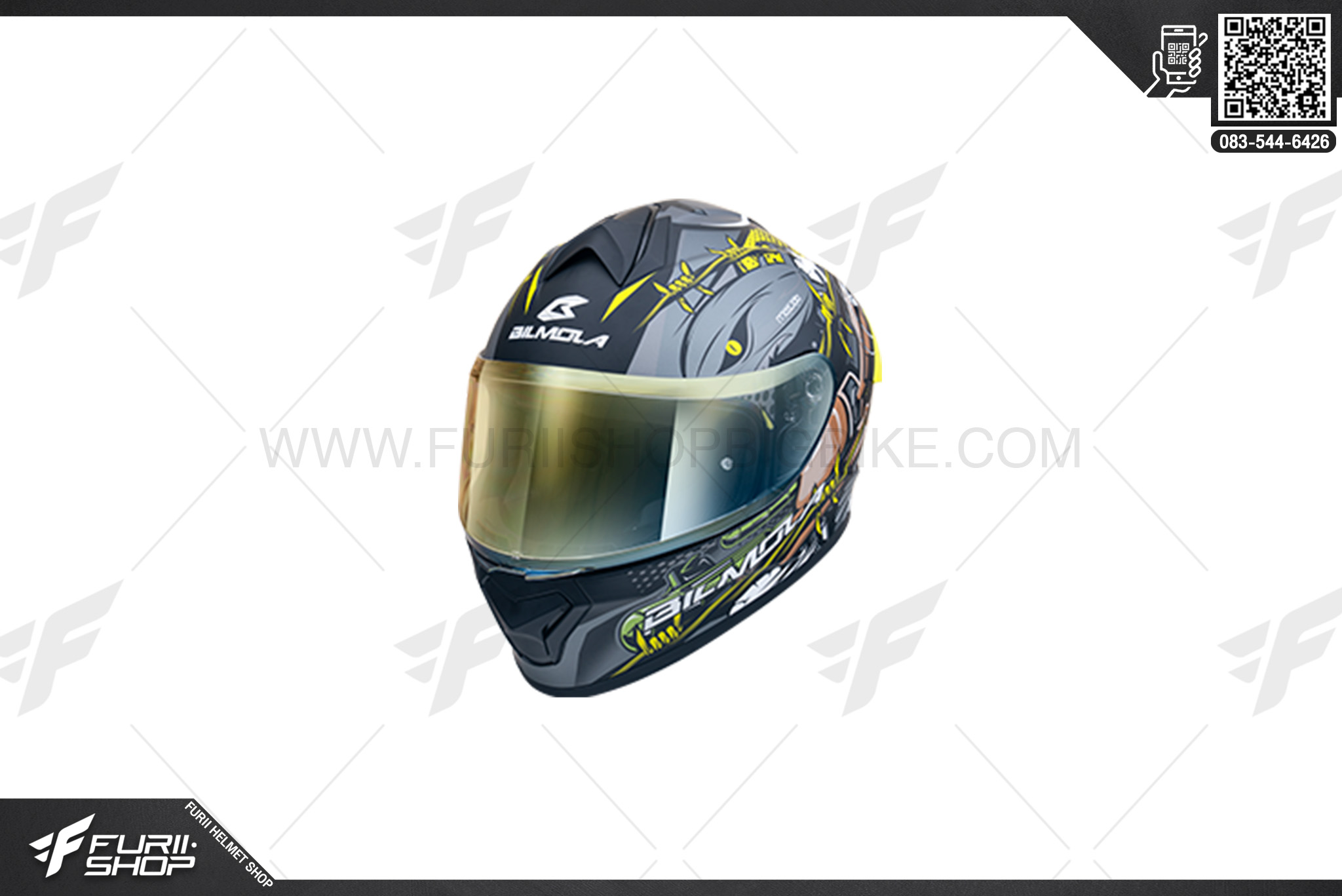 หมวกกันน็อค BILMOLA RAPID S ATTACK BROWN GREEN (MATTE)