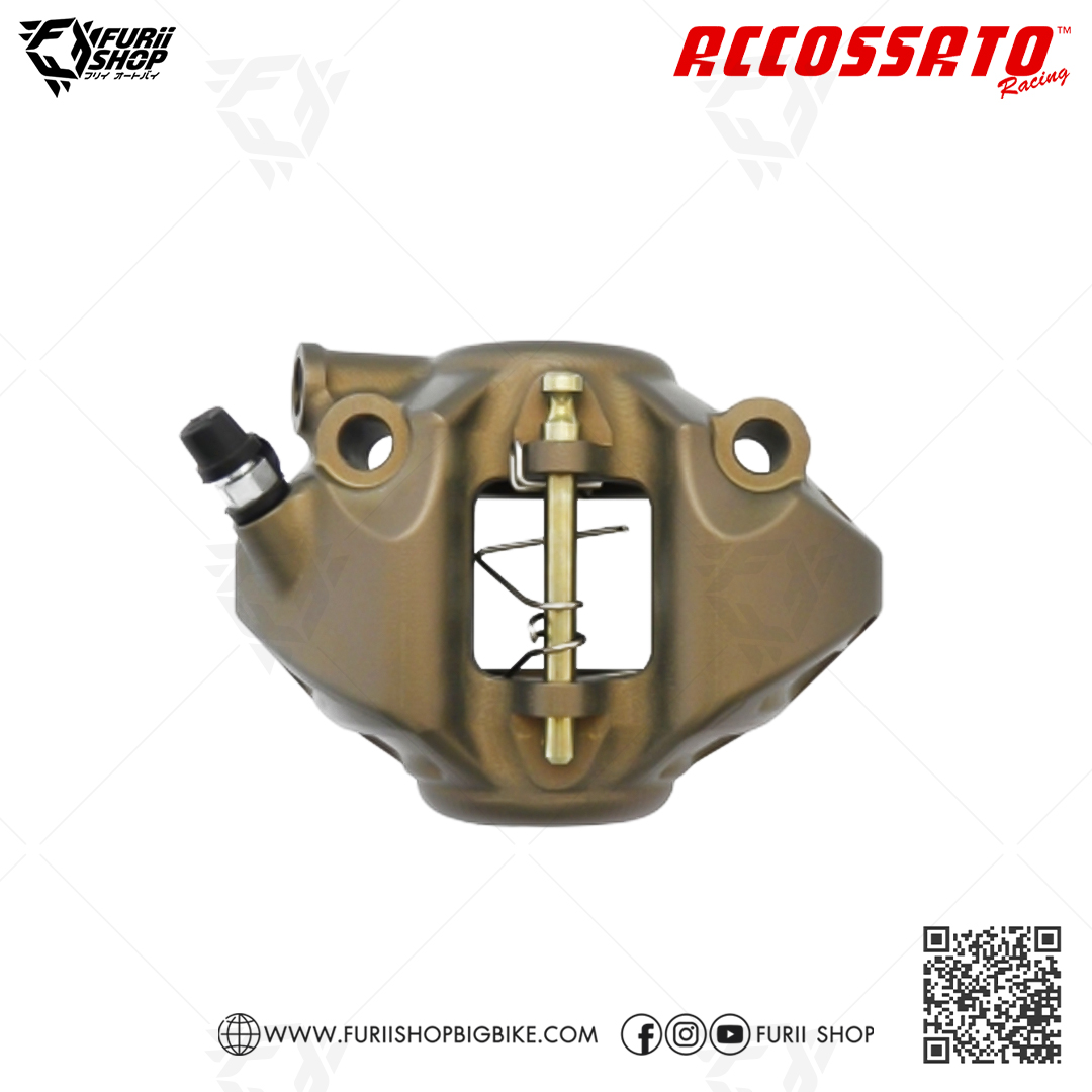 ปั้มล่าง Accossato Radial Brake 2P Caliper CNC (Moto3 Spec)