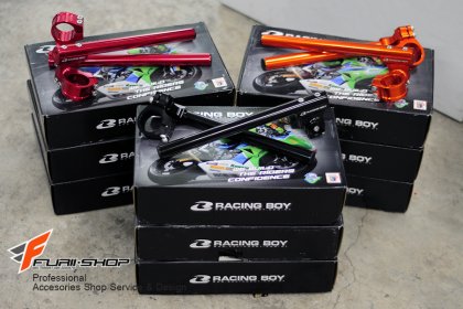 แฮนด์จับโช๊ค จับใต้แผงคอล่าง Racing Boy 37mm.