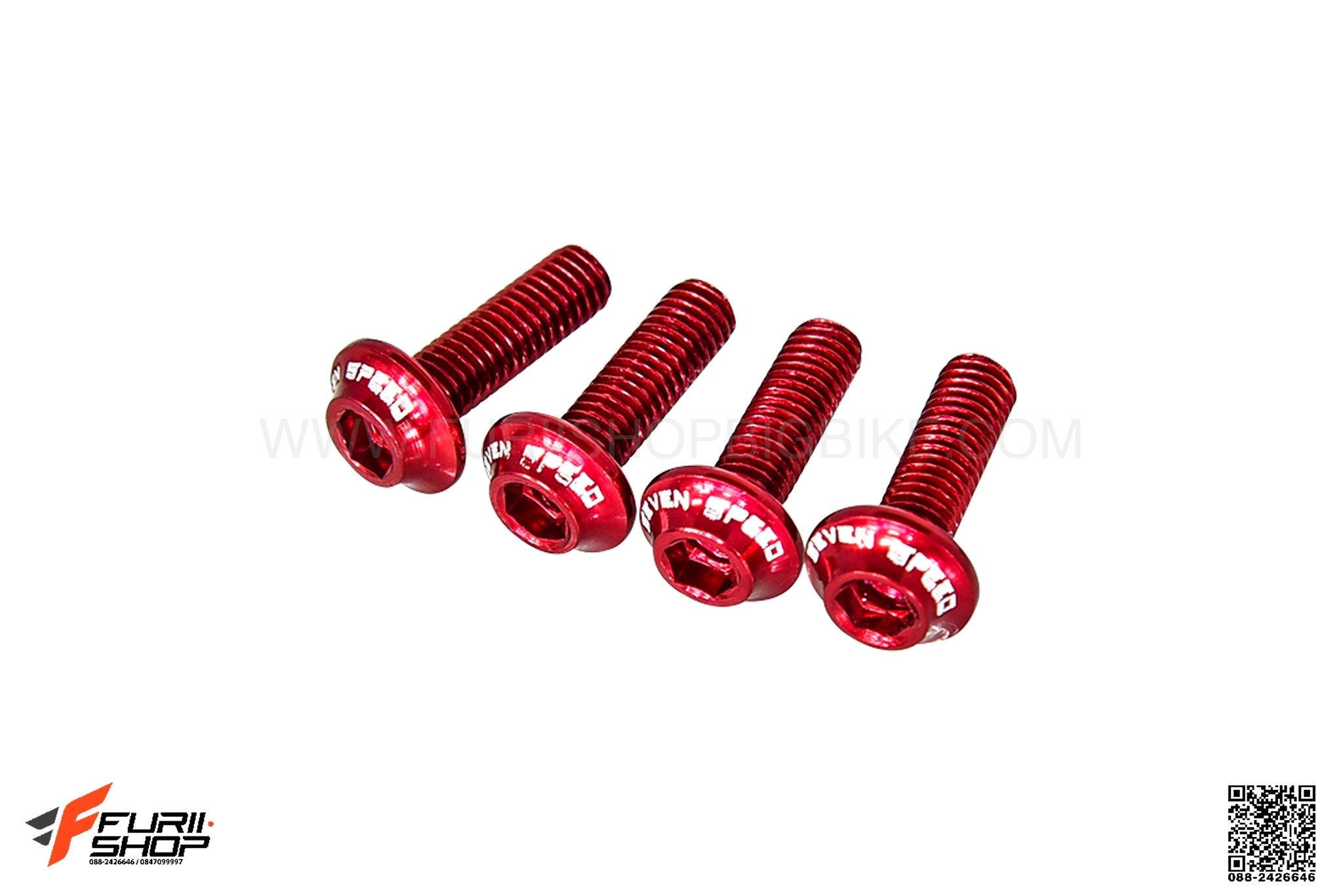 น็อตแฟริ่ง SVEN SPEED สีแดง FOR KAWASAKI Z800