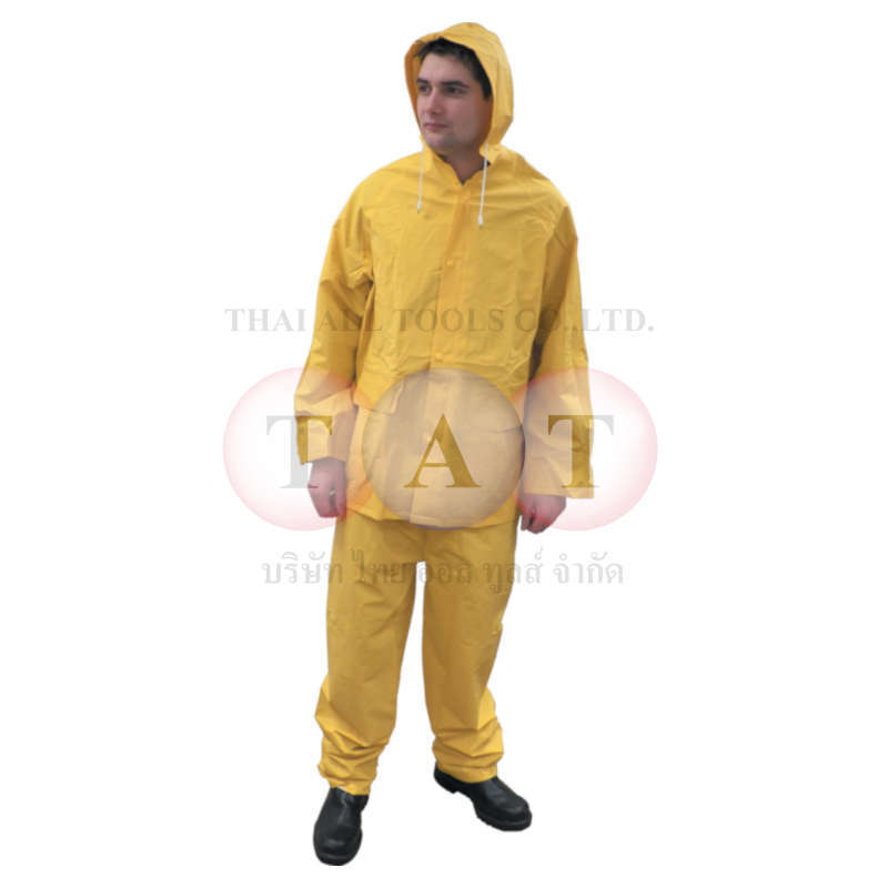 ชุดกันฝนสีเหลืองขนาดกลาง Tuffsafe