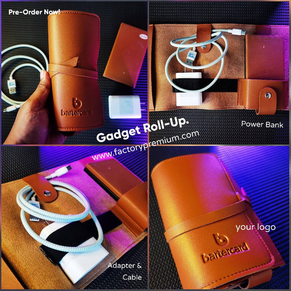 Gadget Roll-Up ที่เก็บอุปกรณ์ มือถือ สำหรับพกพา ของพรีเมี่ยม ของที่ระลึก