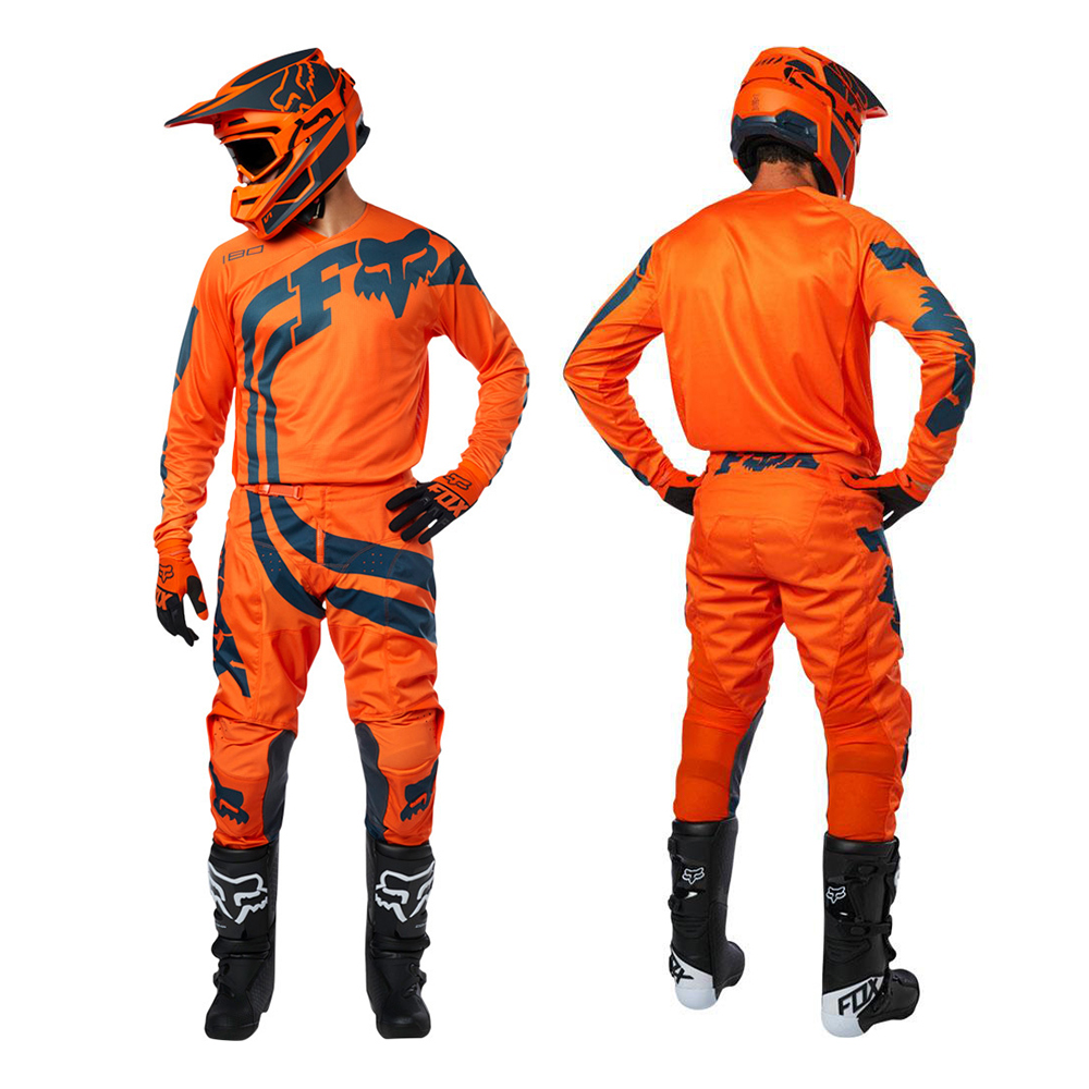 ชุดวิบาก ชุดขี่มอเตอร์ไซค์วิบาก Motocross-180 ส้ม