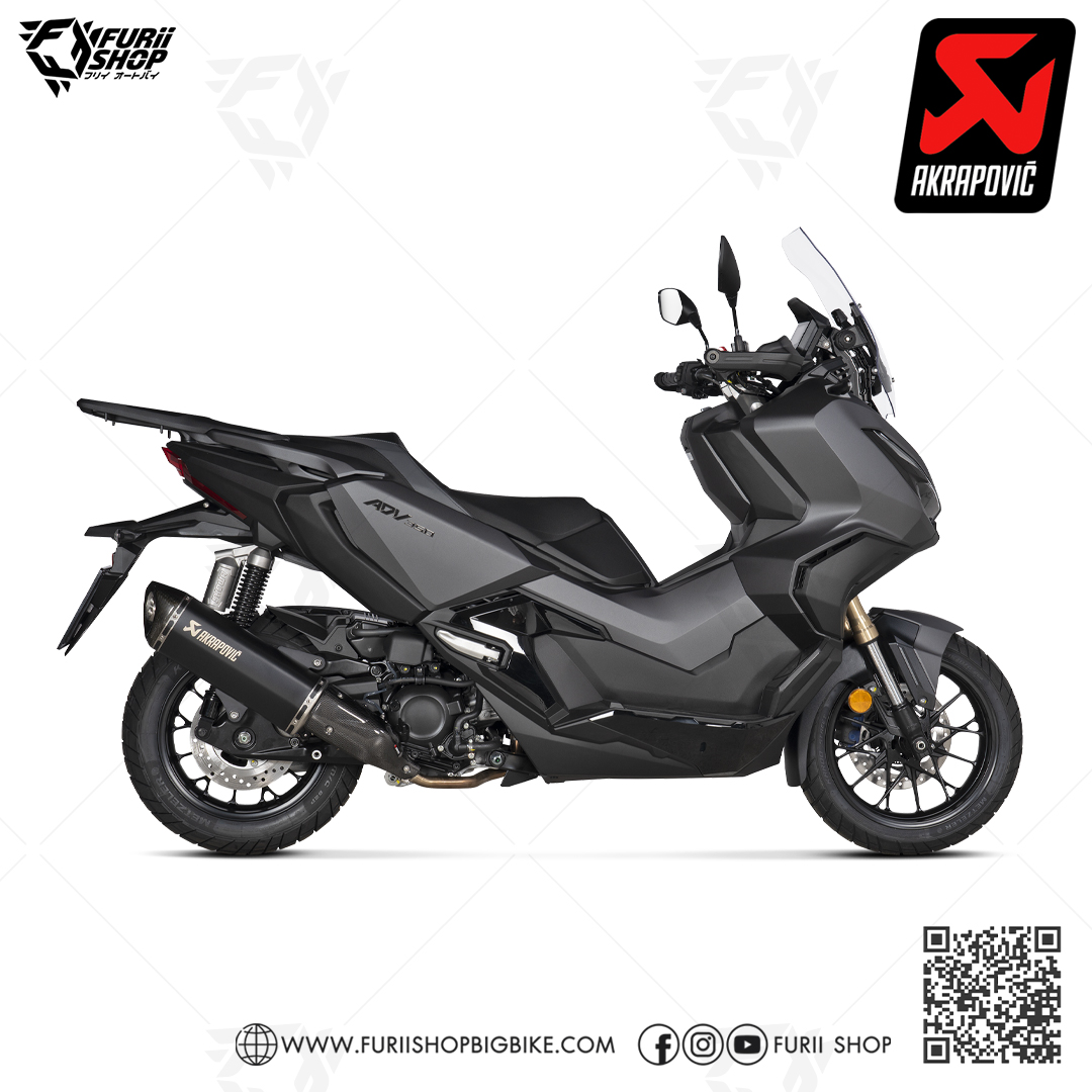 การ์ดท่อแต่ง Akrapovic Carbon Heat Guard Catalytic : for Honda ADV350 2022