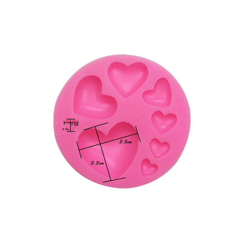 พิมพ์ หัวใจเล็ก ซิลิโคน