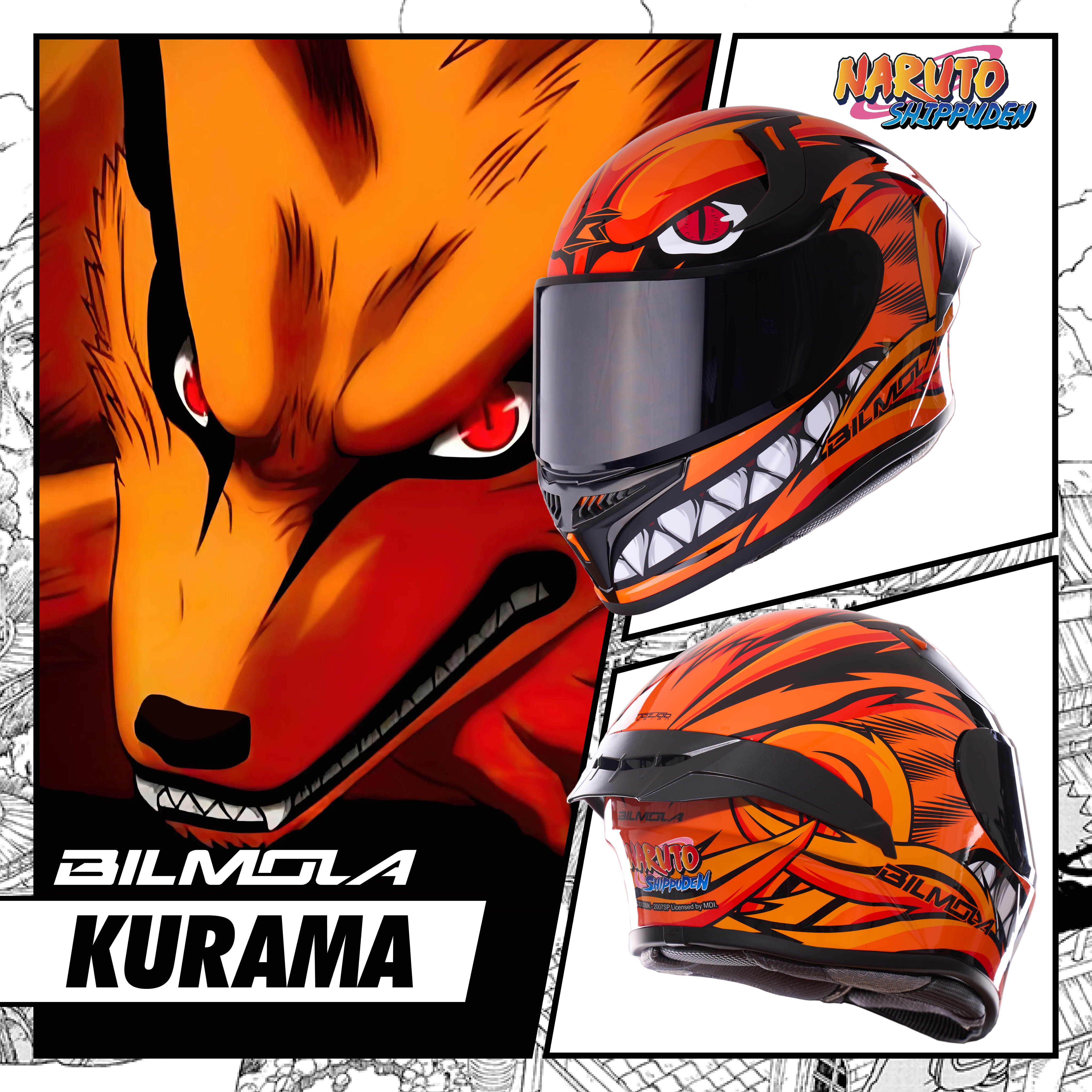 หมวกกันน็อคเต็มใบ Bilmola | Naruto [Limited Edition] : KURAMA
