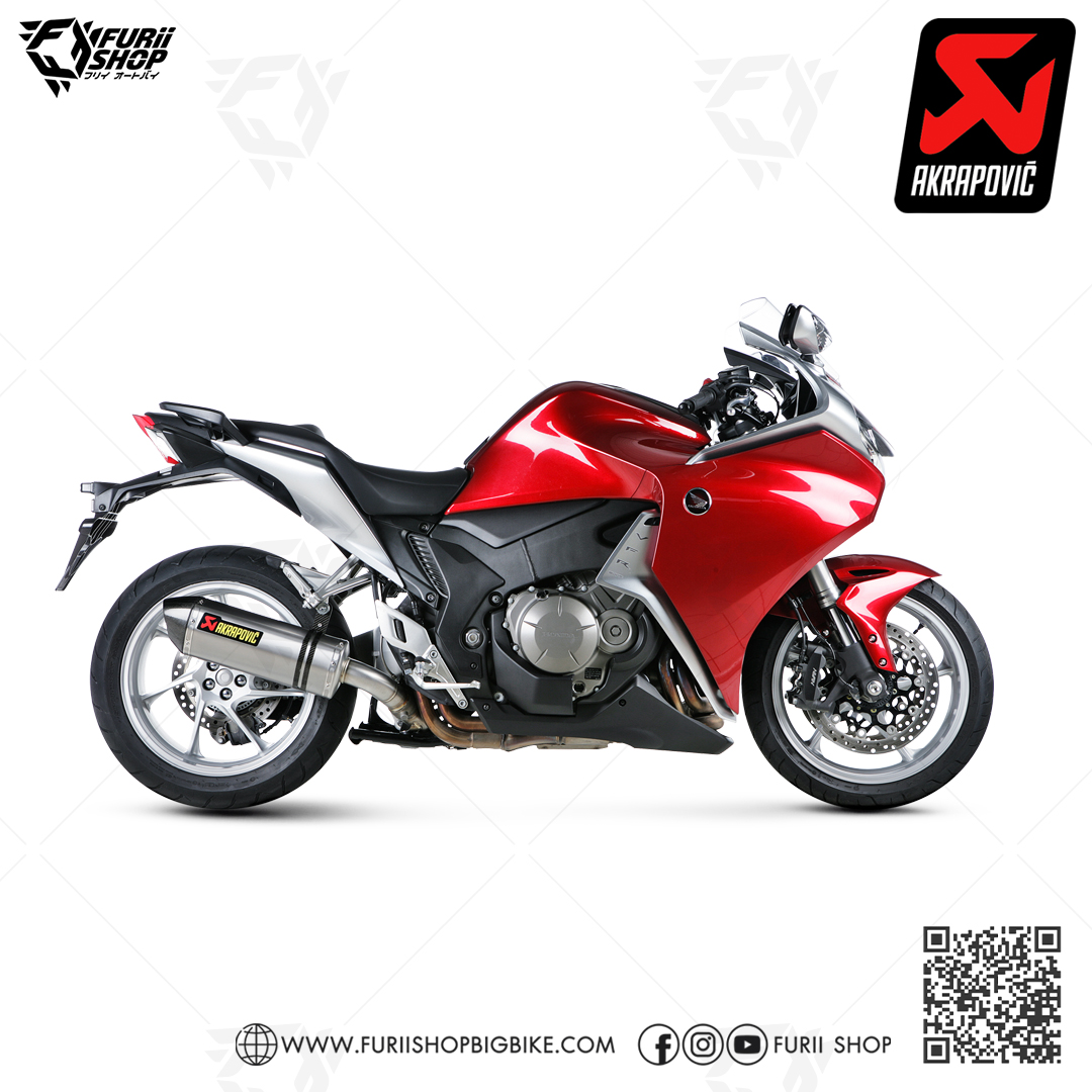ท่อแต่ง Akrapovic Slip on Titanium Low Mount : for Honda VFR 1200 2014-2016