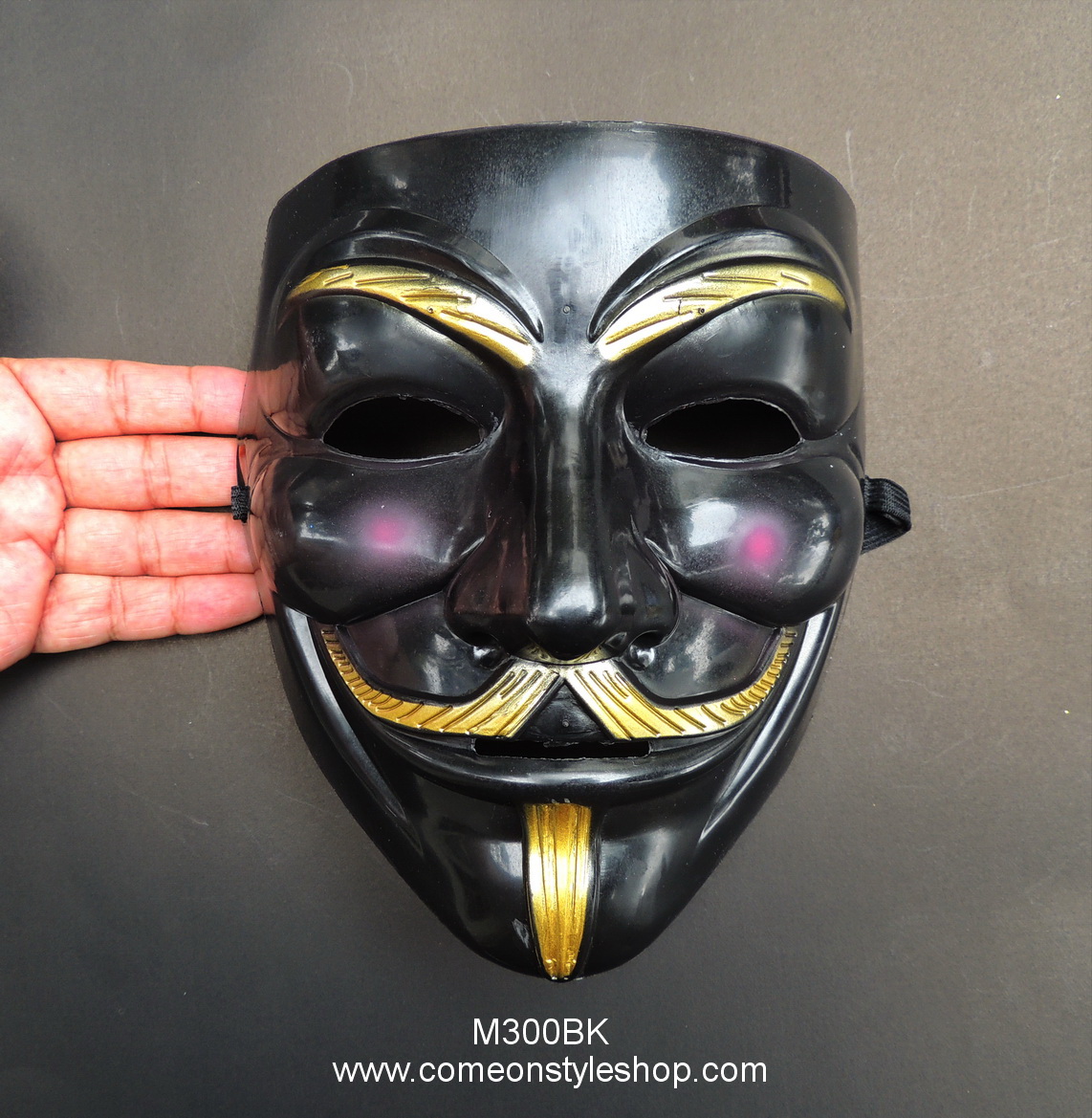 หน้ากาก Guy Fawkes จากภาพยนต์เรื่อง V for Vendetta หน้ากากปาร์ตี้