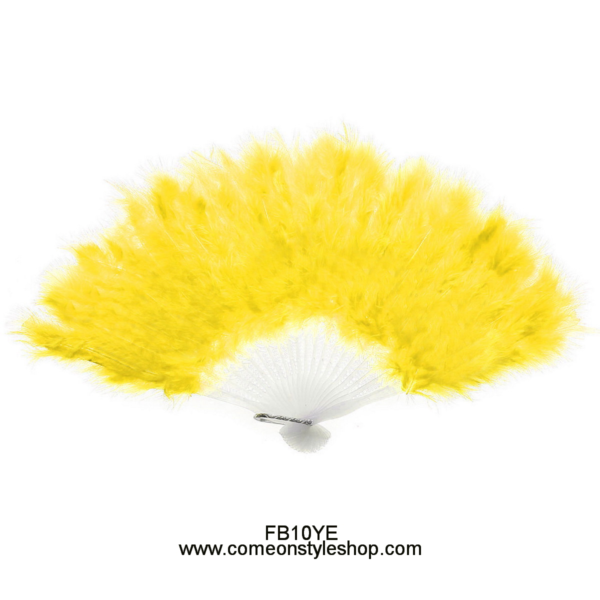 พัดขนนก วินเทจ แกสบี้ Hand Fan Feather