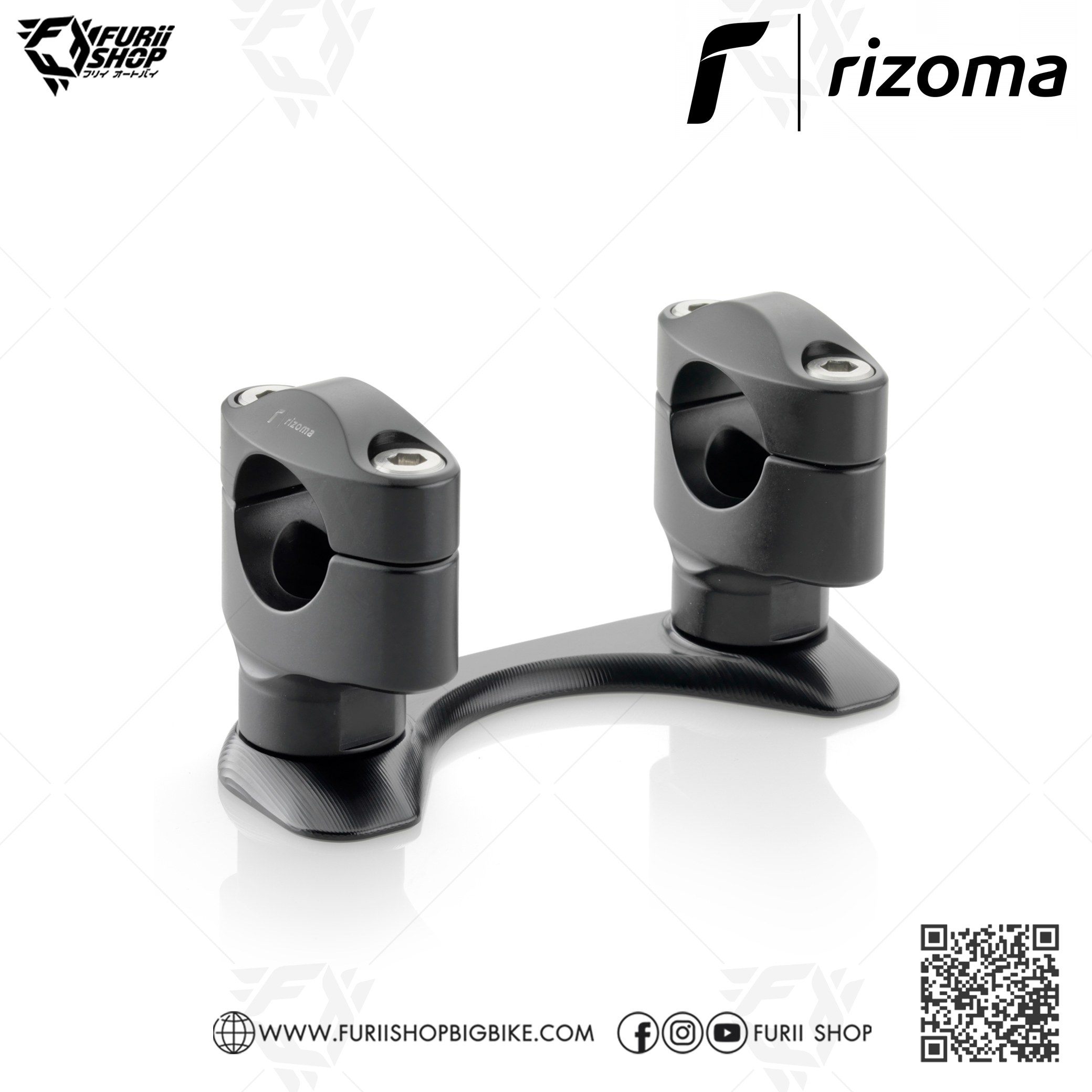 ตุ๊กตาแฮนด์ Rizoma Riser Kit : for Ducati Monster 1200-S/Monster 821