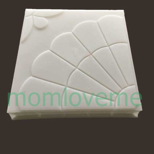 แม่พิมพ์บล็อคคอนกรีต ลายบานชื่น ขนาด 25x25x5 cm 5 ชิ้น