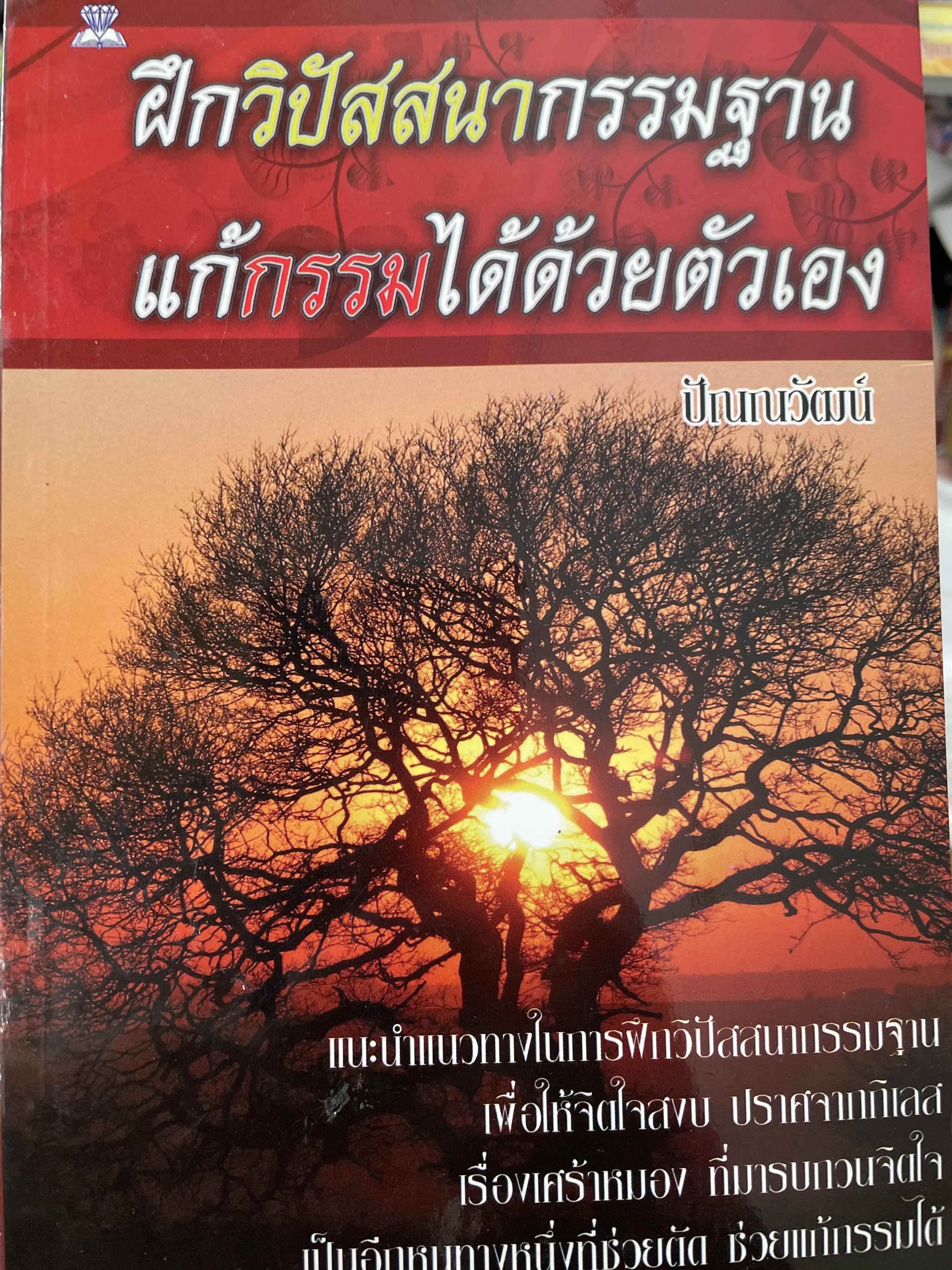 ฝึกวิปัสสนากรรมฐาน แก้กรรมได้ด้วยตนเอง ผู้เขียน ปัณณวัฒน์ 300 กรัม