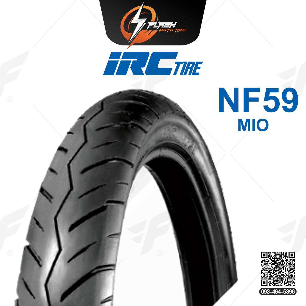 ยางขอบ14 ยางมอเตอร์ไซต์ IRC(ไออาร์ซี) NF59 E W/T (MIO) ยางหน้า 70/90-14 M/C 34P ยางบิ๊กไบท์ ยางBigbike Mototire