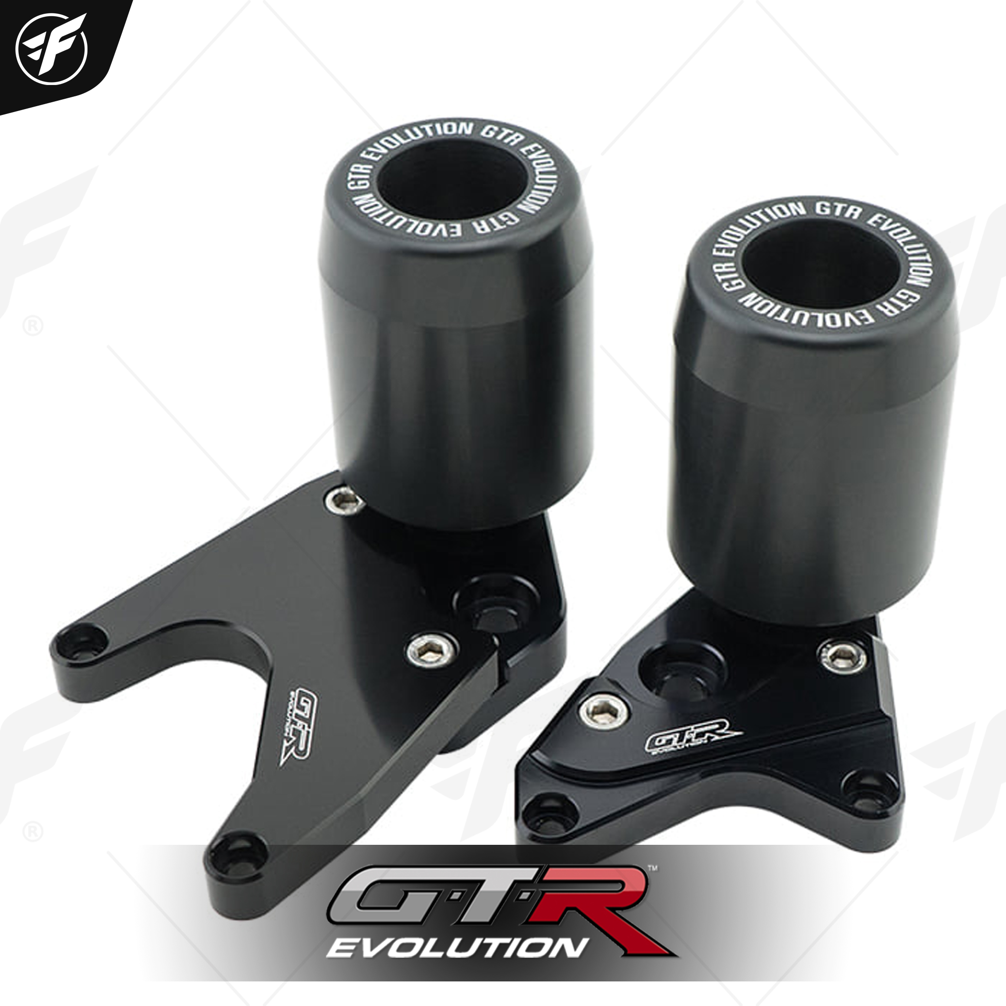 กันล้มกลาง 2 ชิ้น GTR CB/CBR-650R NEW2021 เฉพาะรุ่น (BB) ดำ