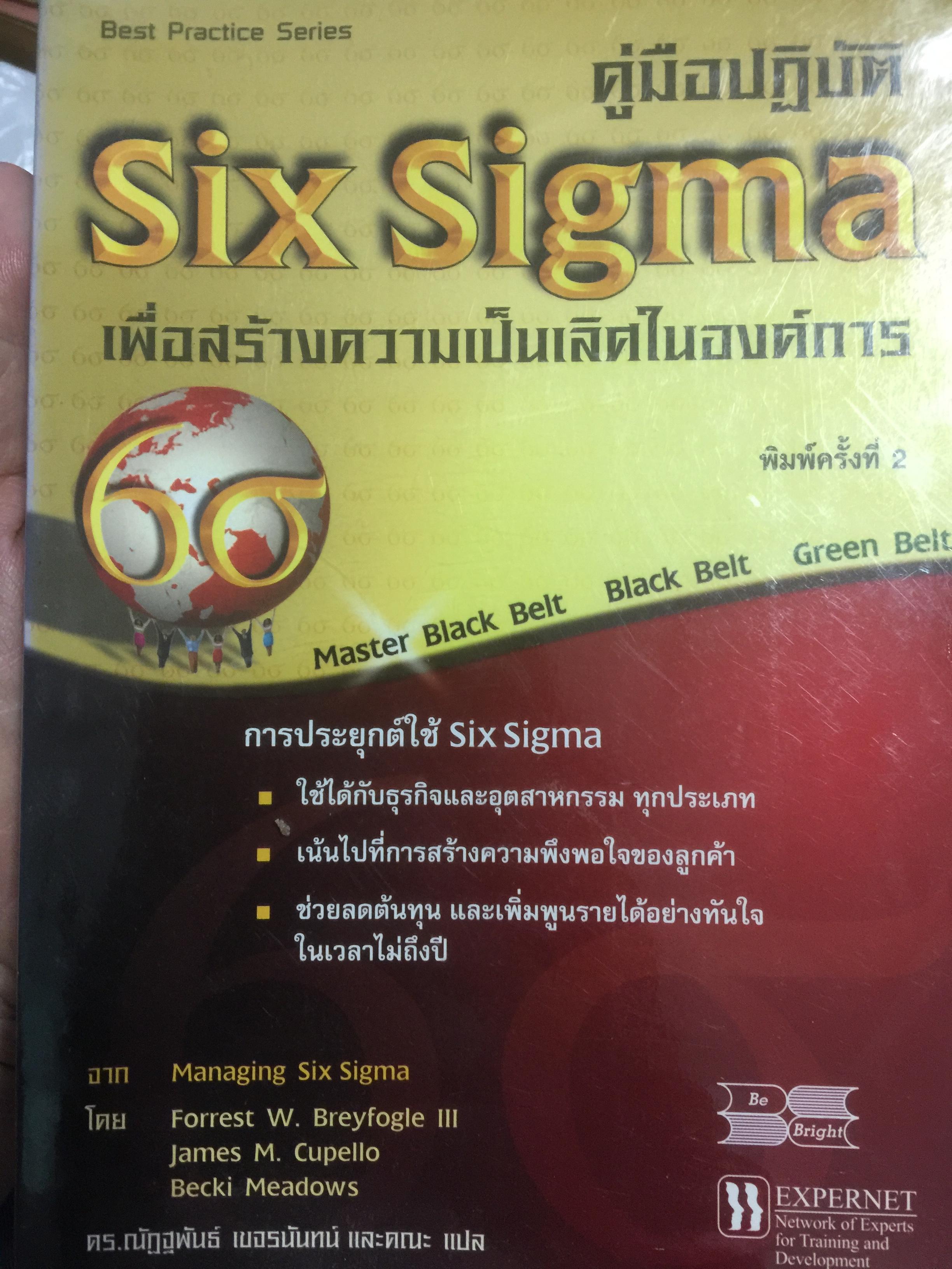 Six Sigma. คู่มือปฎิบัติเพื่อสร้างความเป็นเลิศในองค์การ 0 กก.