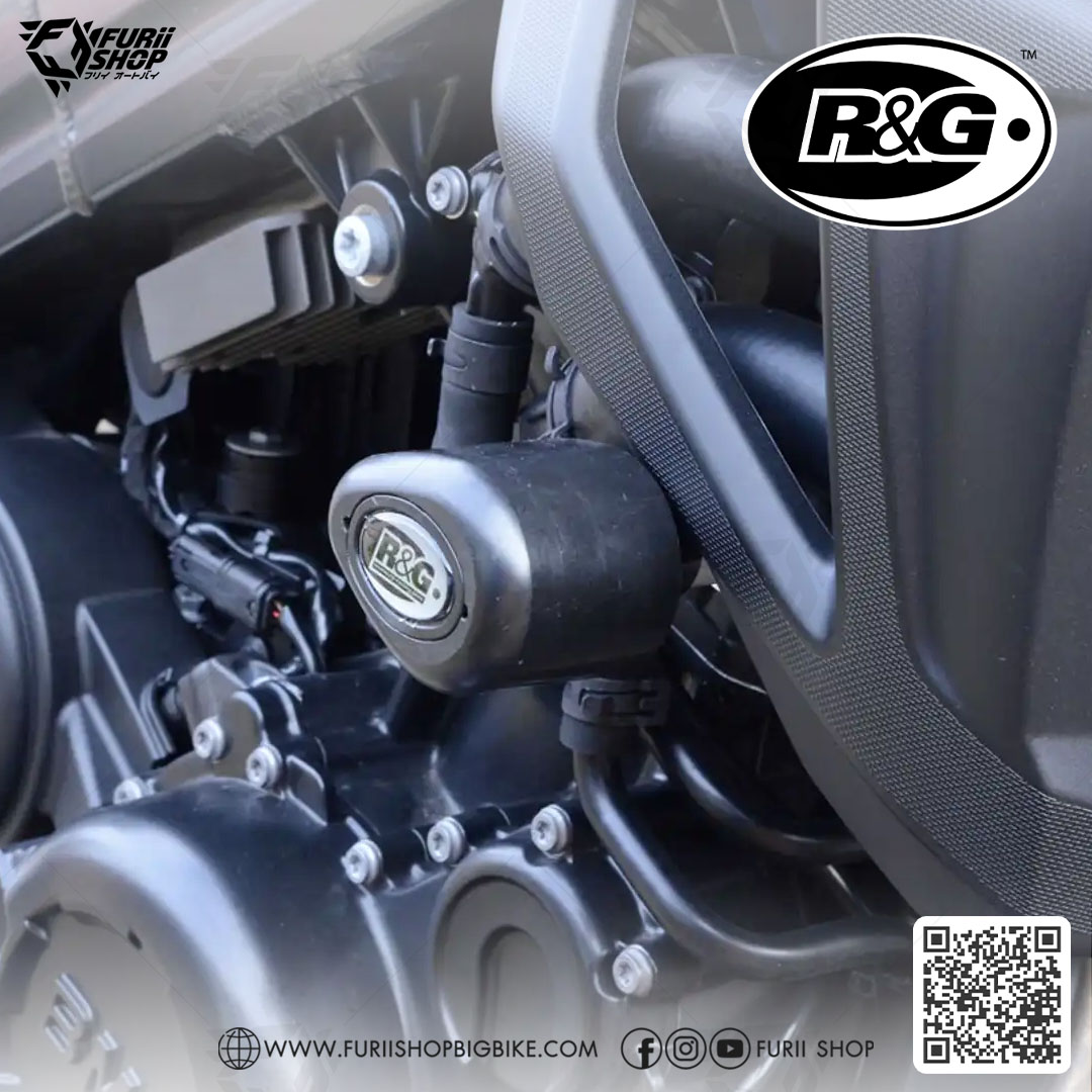 กันล้มกลาง R&G Crash Protector : for BMW F800R 2014-2019