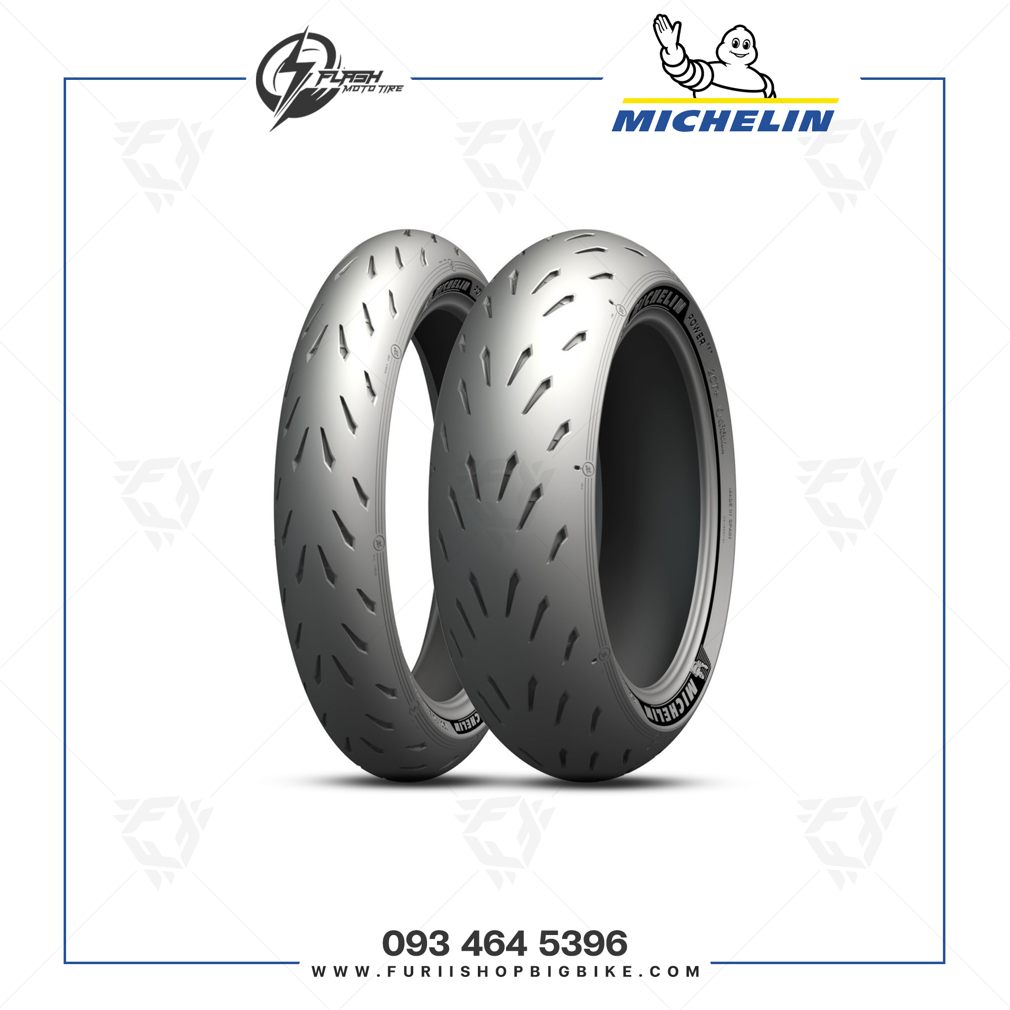 ยางมอเตอร์ไซค์บิ๊กไบค์ MICHELIN POWER RS 150/60 ZR 17 M/C (66W) POWER RS R TL ยางบิ๊กไบท์ ยางBigbike Mototire