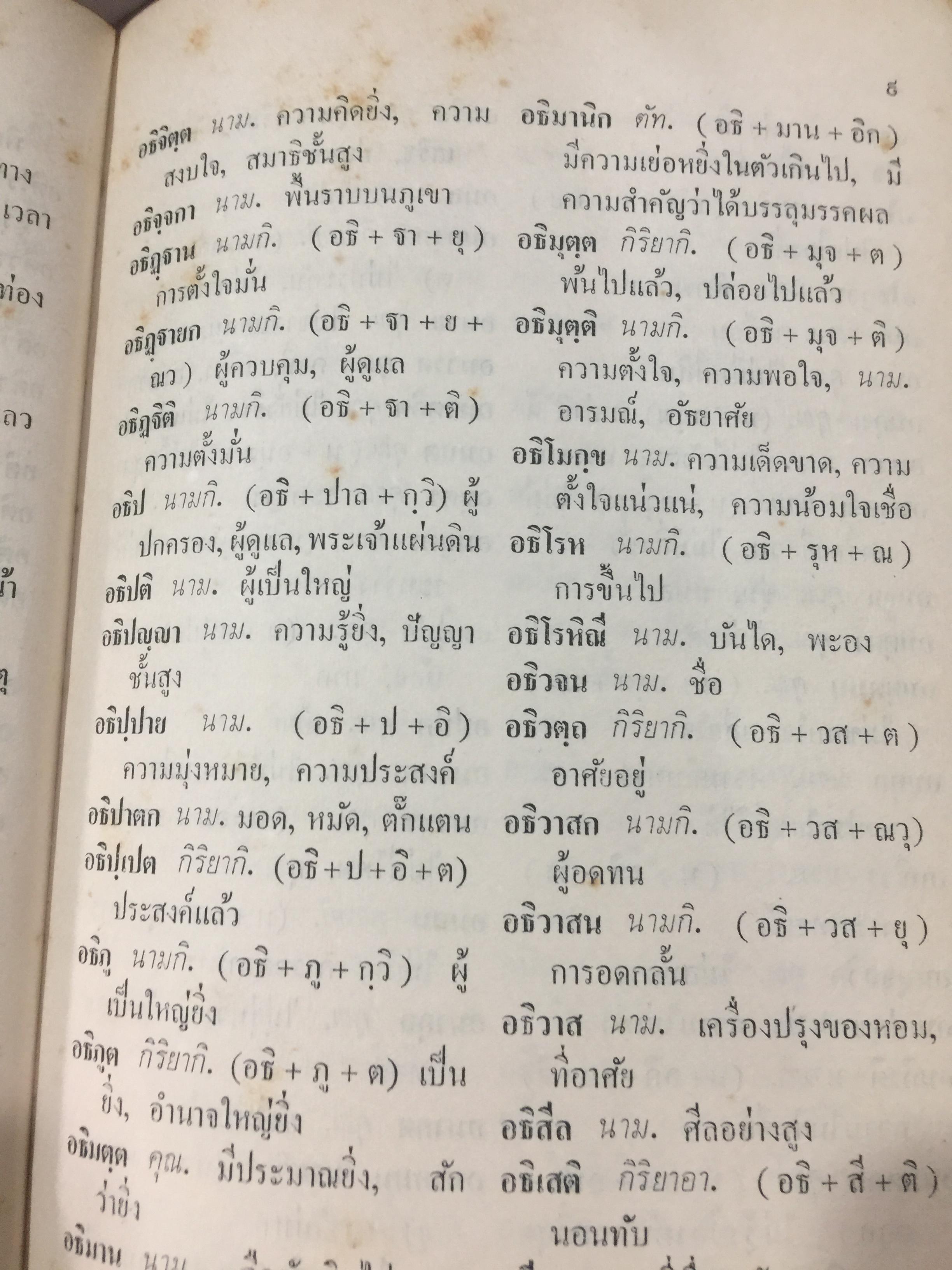 พจนานุกรม บาลี. โดย แปลก สนธิรักษ์ ป.9. พิมพ์ที่โรงพิมพ์ไทยวัฒนาพานิช. ครั้งแรก ปี 2506 0 กก.