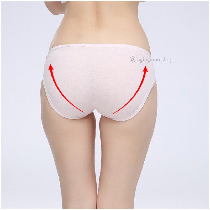 L5348C_[Size-M-สีชมพู]_กางเกงในคนท้องเอวต่ำ