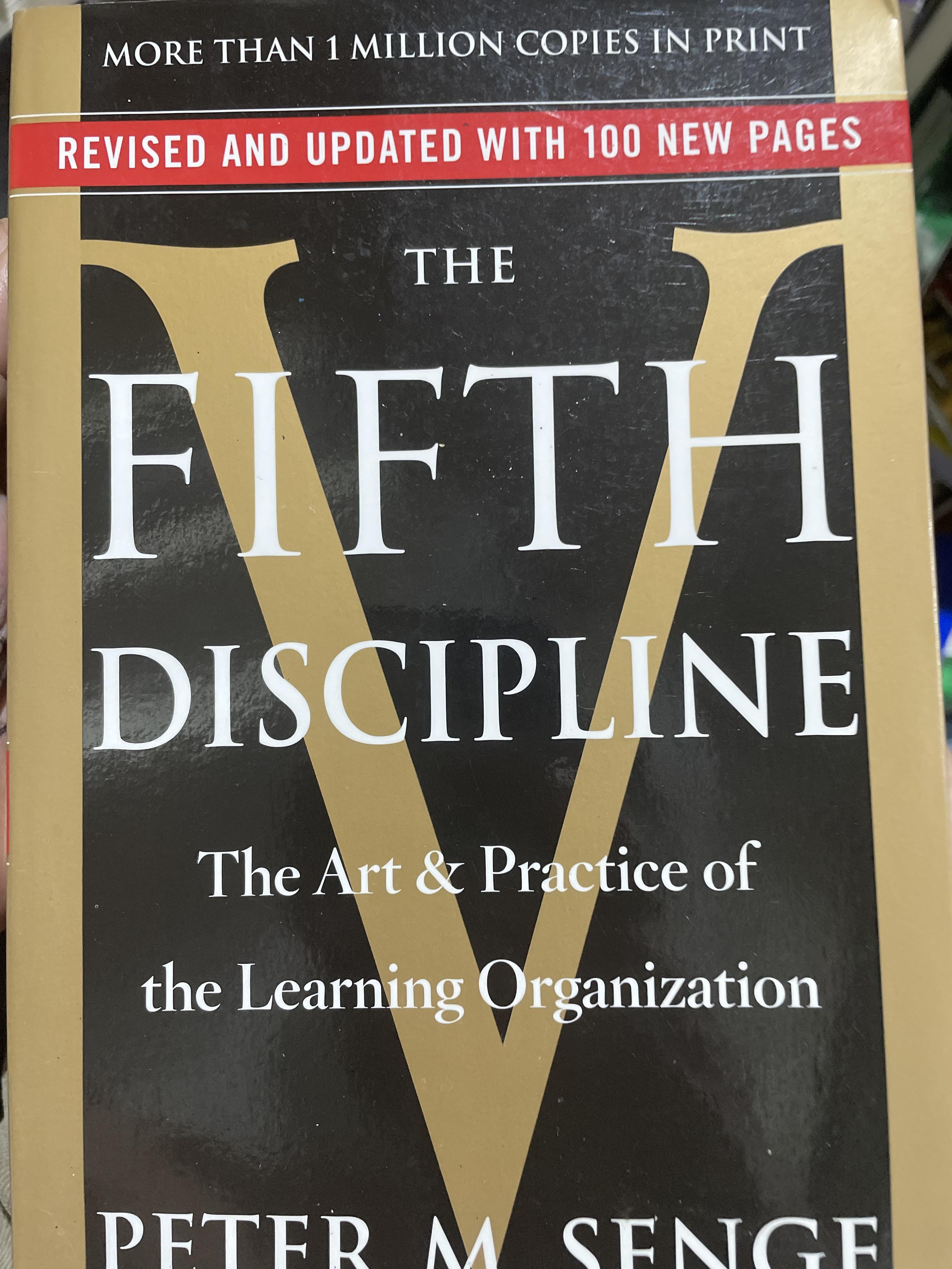 THE FIFTH DISCIPLINE. The Art & Practice of the Learning Organization. ผู้เขียน Peter M.Senge 0 กก.