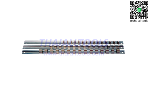 รางลูกบ๊อกซ์ 3/8" S/D SOCKET RACK C/W15 SPRING CLIPS KENNEDY