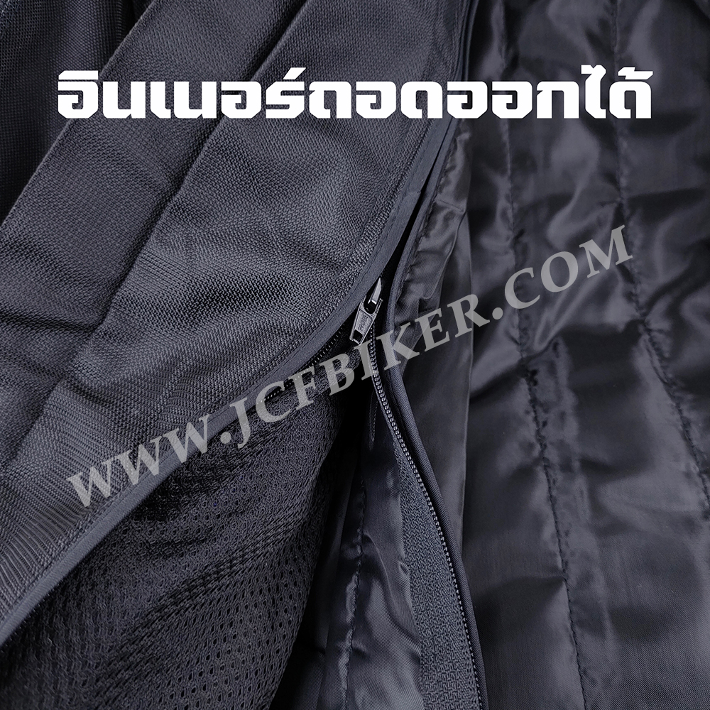 เสื้อการ์ด เสื้อการ์ดมอเตอร์ไซค์ BMW ผ้าแมสผ้าระบายอากาศซับเหงื่อได้ดีการ์ด5จุดซับในถอดได้