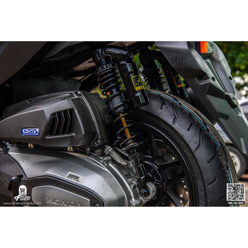 โช๊คหลัง Racing Boy V series For Honda Forza300/350 สีดำFuriiShop