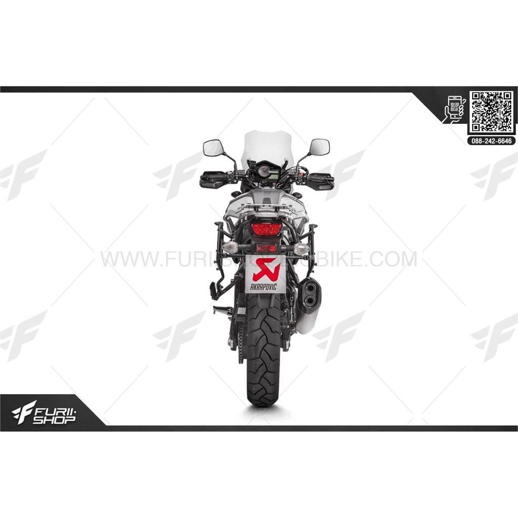 ท่อ Akrapovic Slip on For Suzuki V strom 1000 14-19 FuriiShop