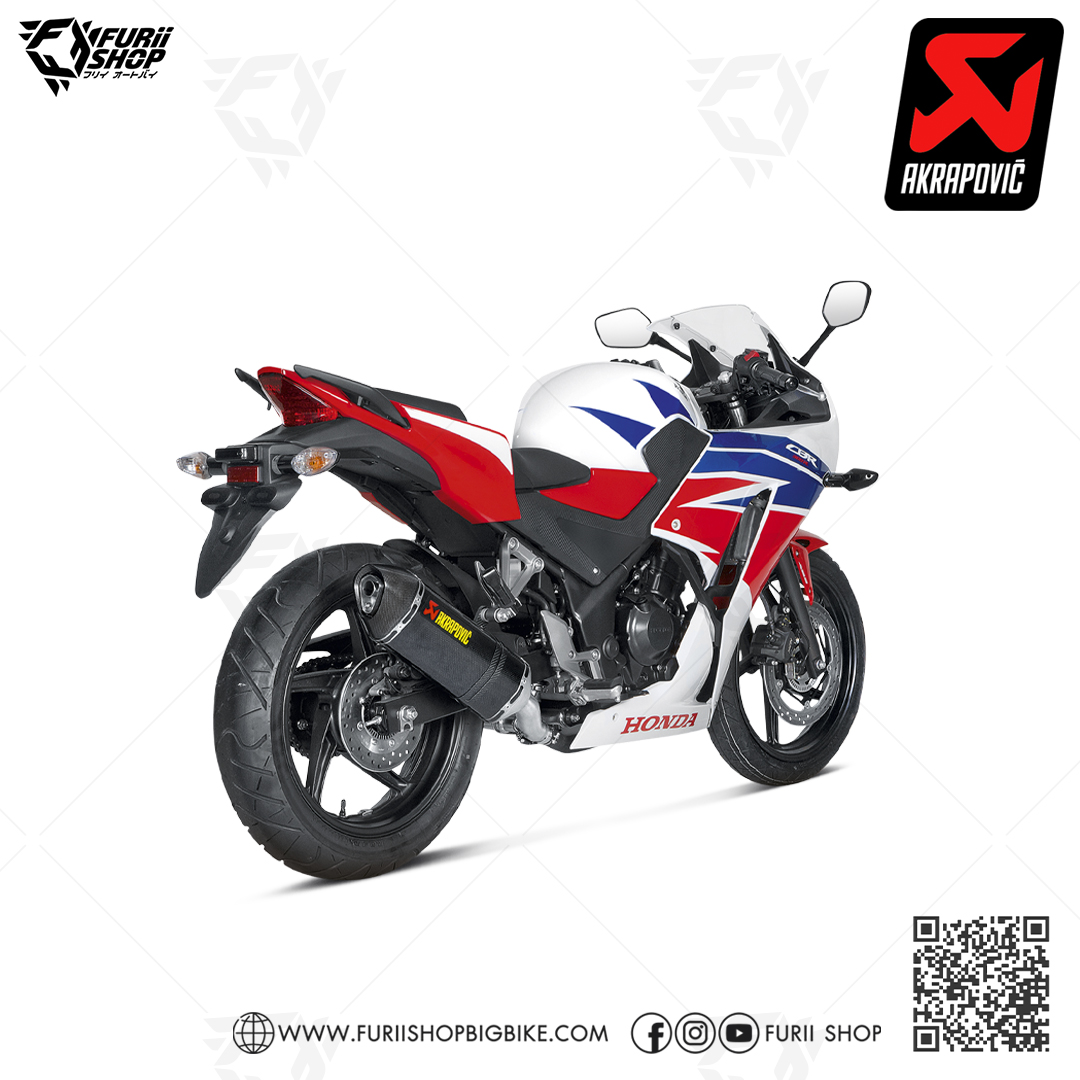ท่อแต่ง Akrapovic Slip Carbon : for Honda CBR300R/CB300F
