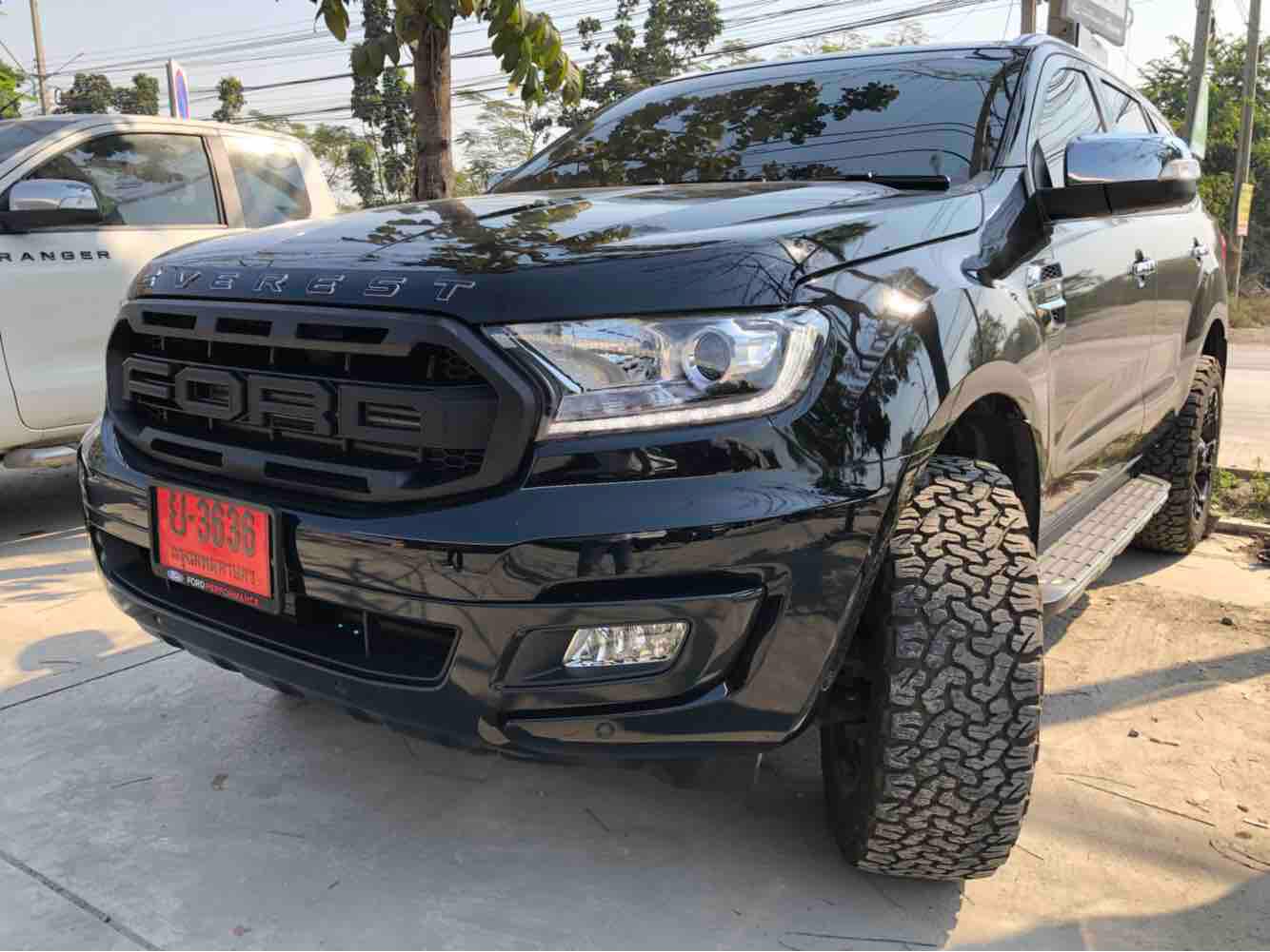 กระจังทรง Raptor ใส่ Everest 2019 2.0 Bi Turbo