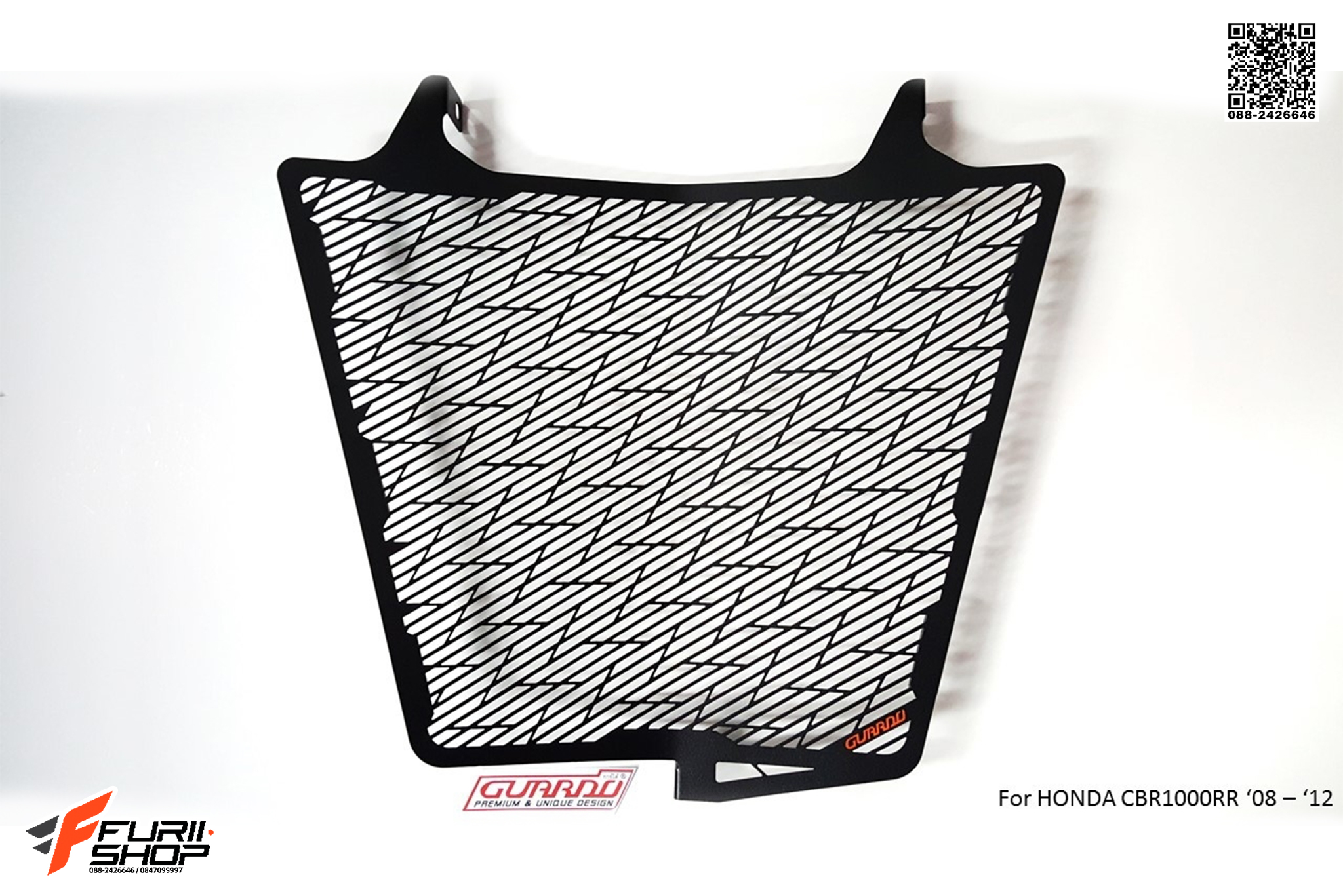 การ์ดหม้อน้ำ GUARDO สีดำ FOR HONDA CBR1000RR