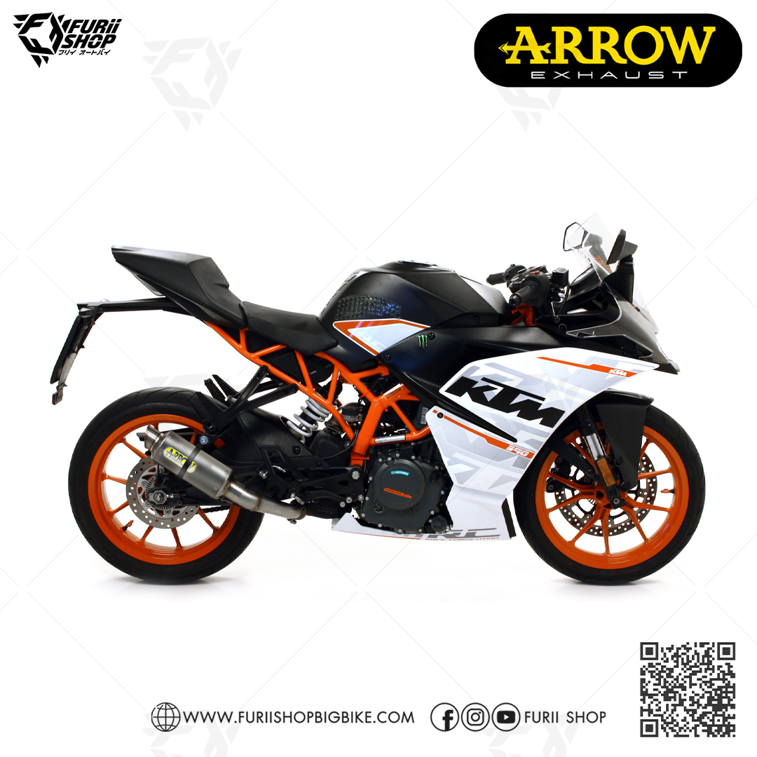 ท่อมอเตอร์ไซค์ Arrow Slip on GP 2 : for KTM Duke 390/RC 390 17-19